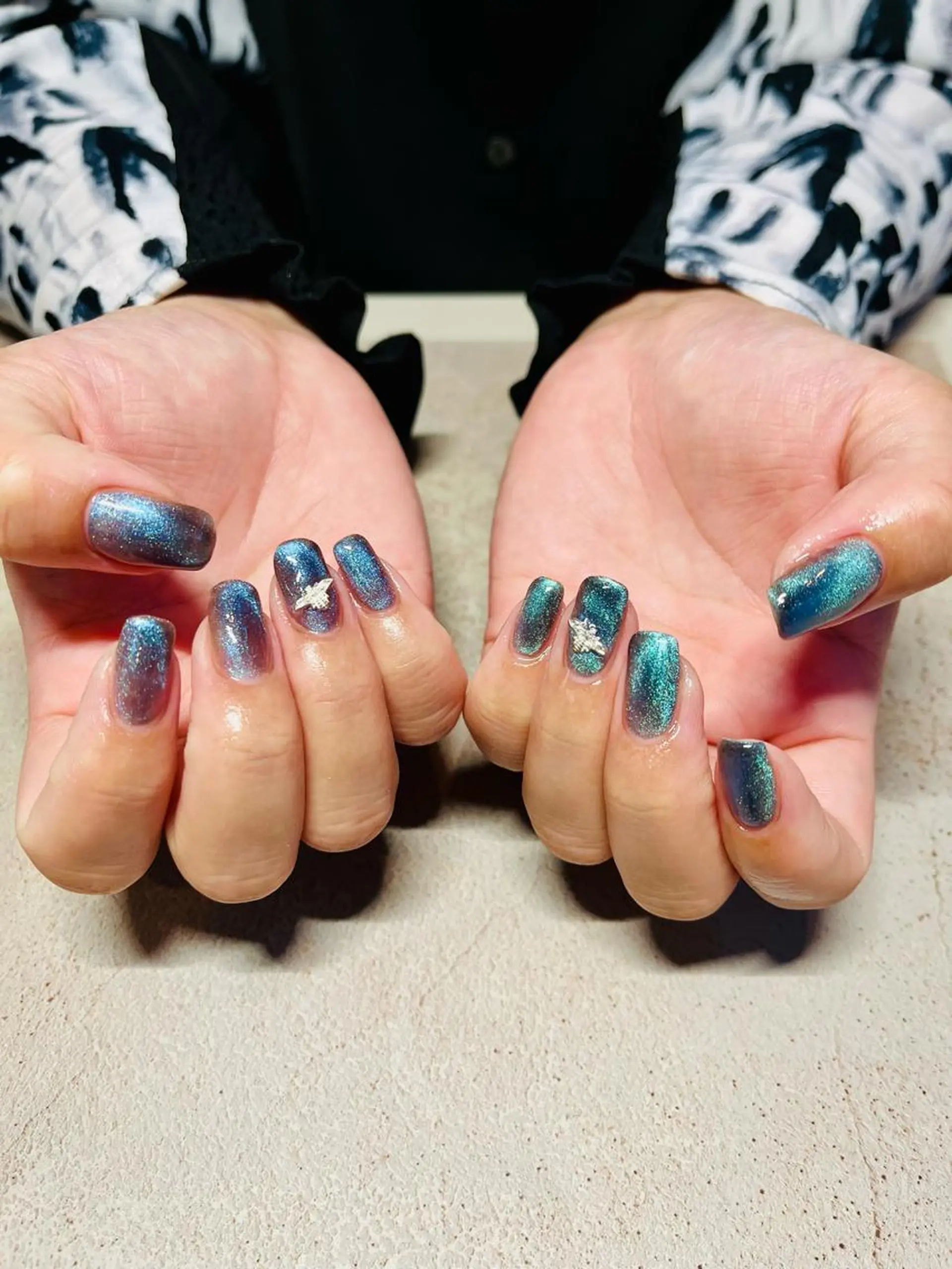 ネイル ハンドネイル goldgleams ちなのネイルデザイン