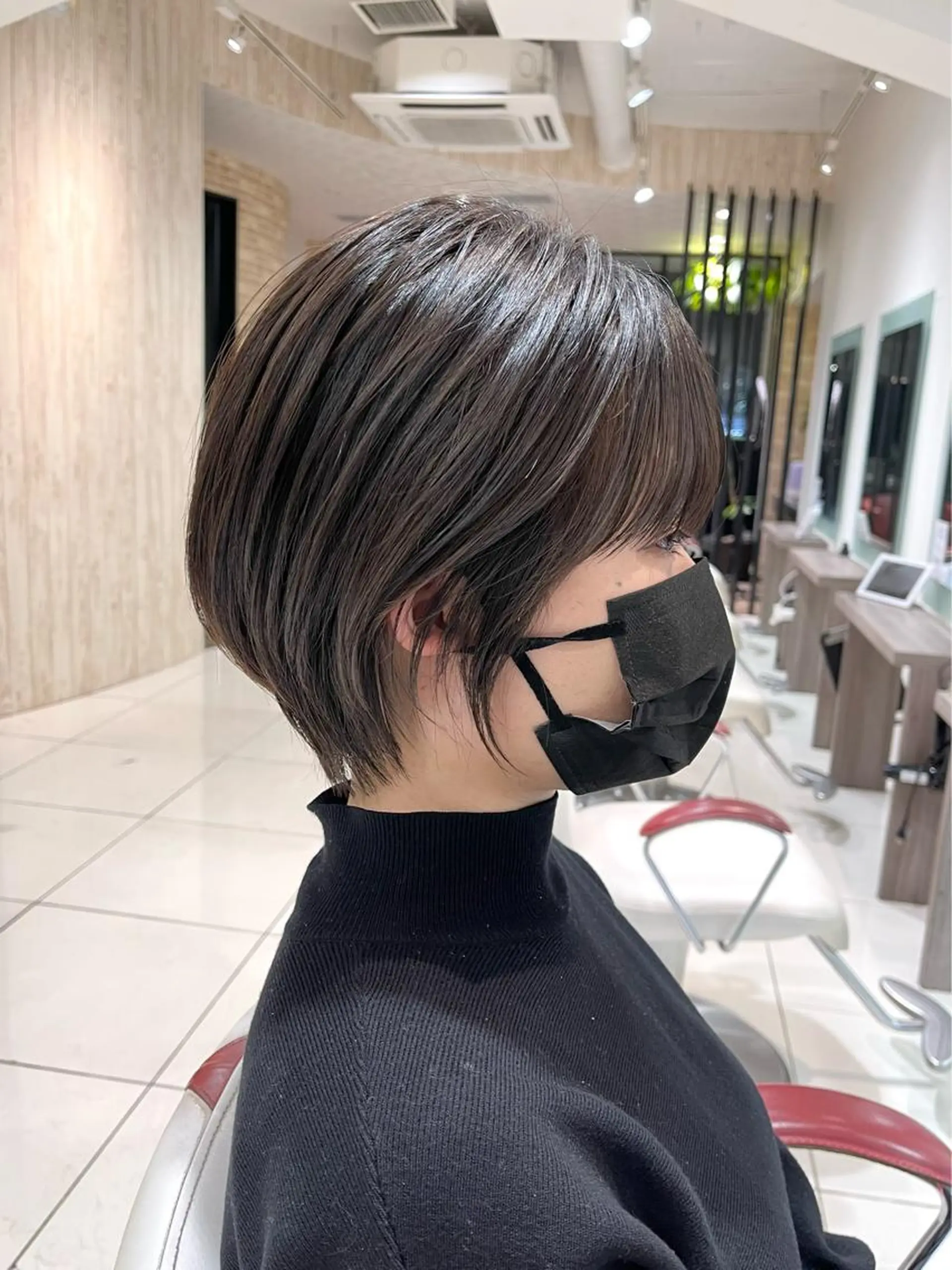 ショート ショートボブ ハンサムショート 丸みショート ボブ ショートヘア 荻窪/ショートヘア✨ ショートボブ長松大哉のヘアスタイル