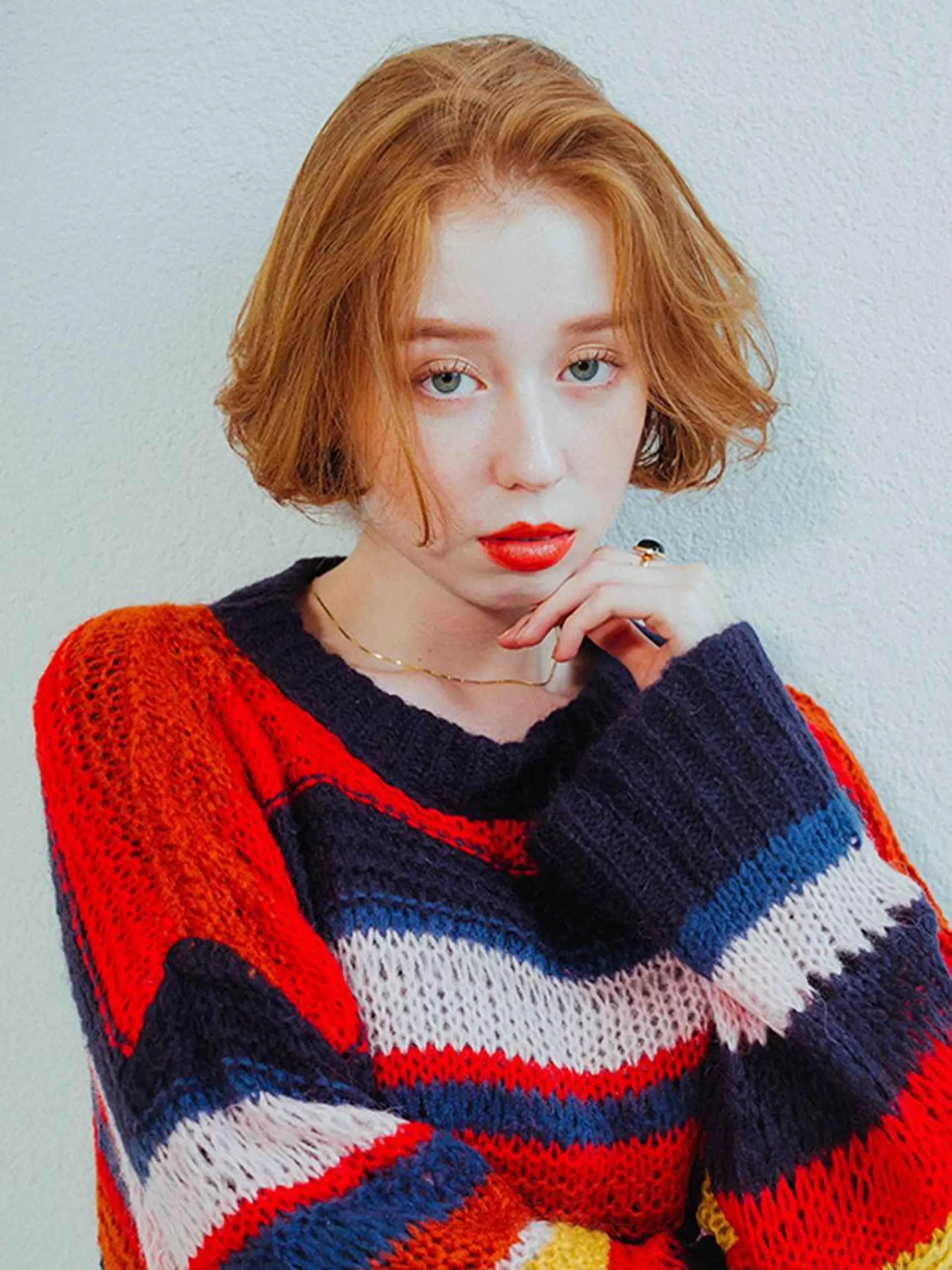 ミディアム カラー パーマ 【公式】amble luxe池袋東口🩷のヘアスタイル