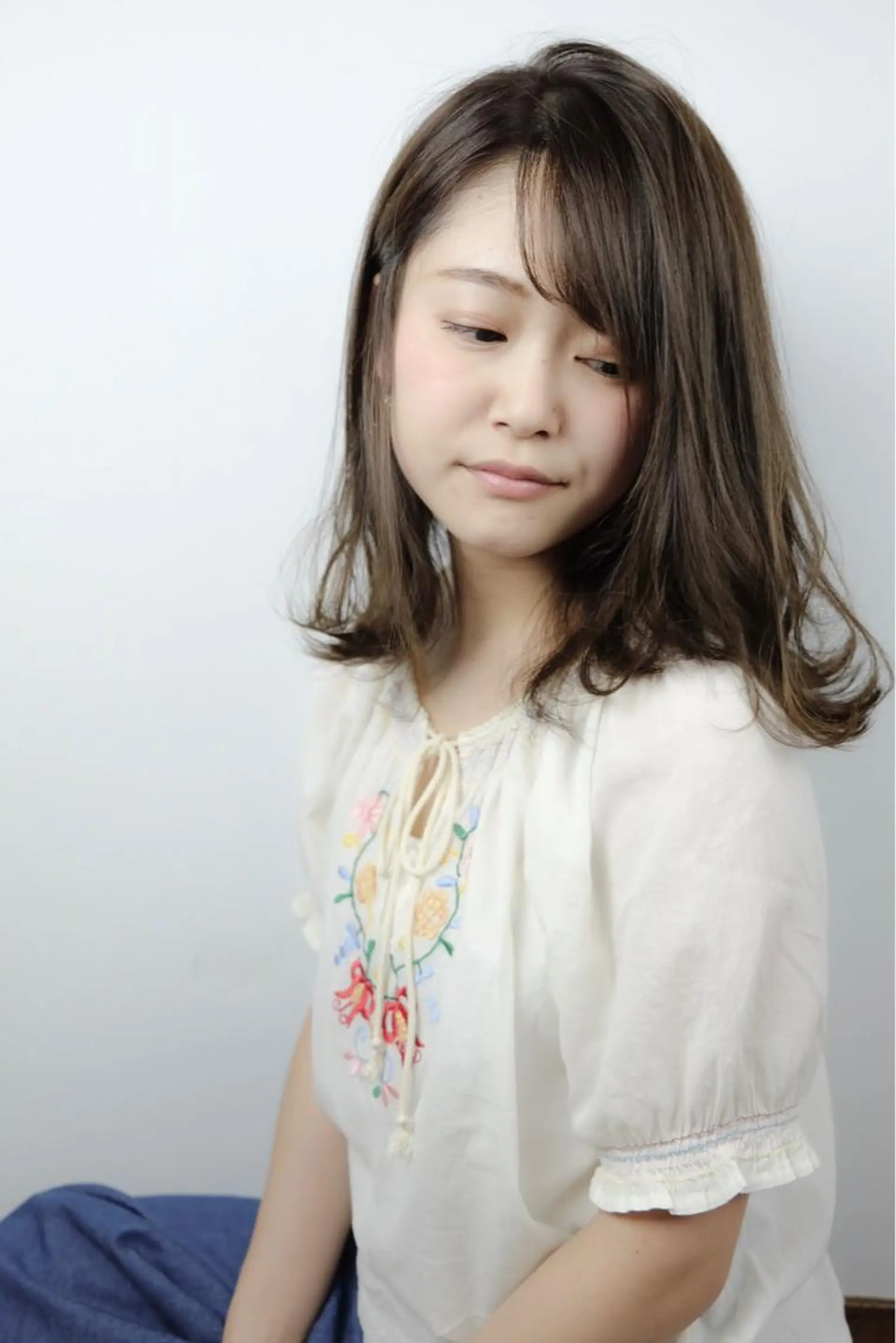 ミディアム hair & relax hau'oli所属・佐山 眞紀のヘアスタイル