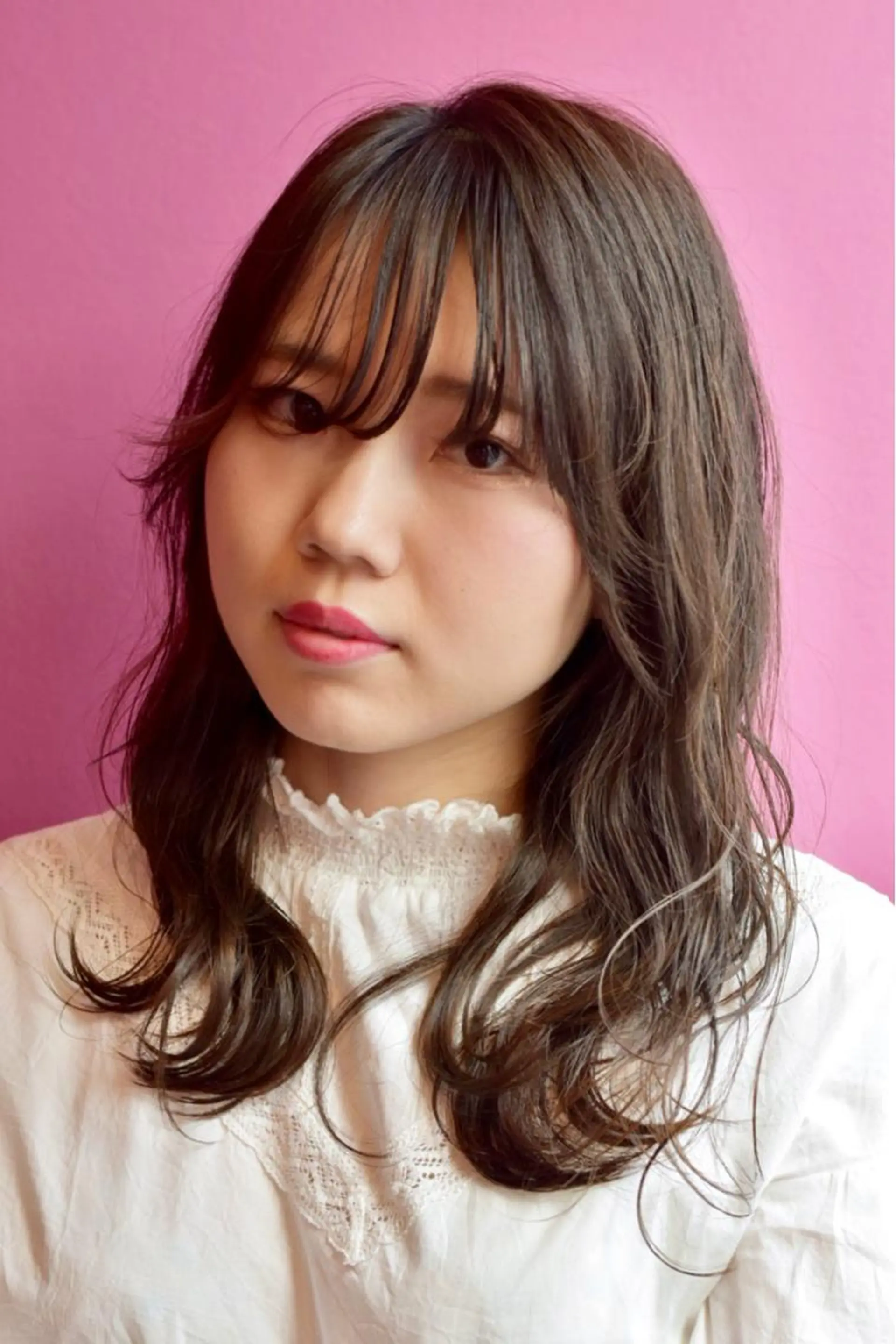 ロング カラー アッシュ ベージュカラー ヘアカラー トリートメント ✨髪質改善縮毛矯正✨ 宇田川修平のヘアスタイル
