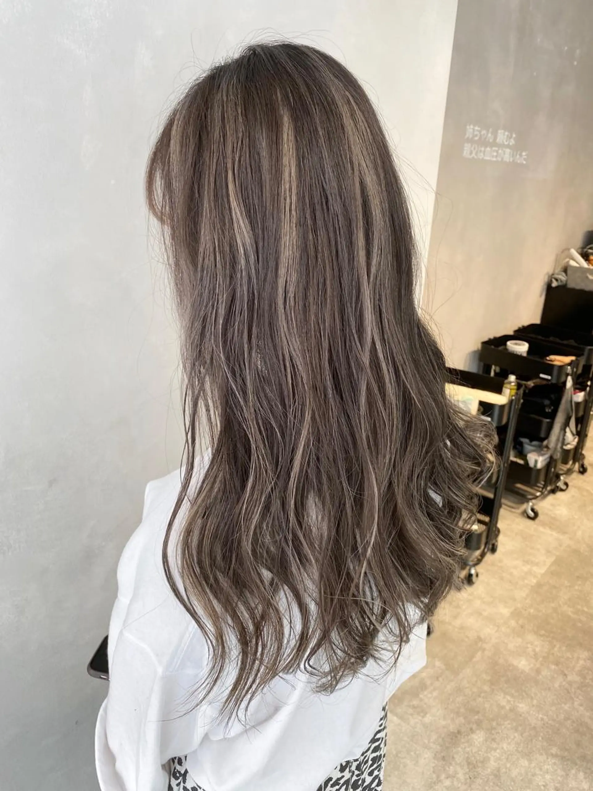 ロング カラー M IIのヘアスタイル