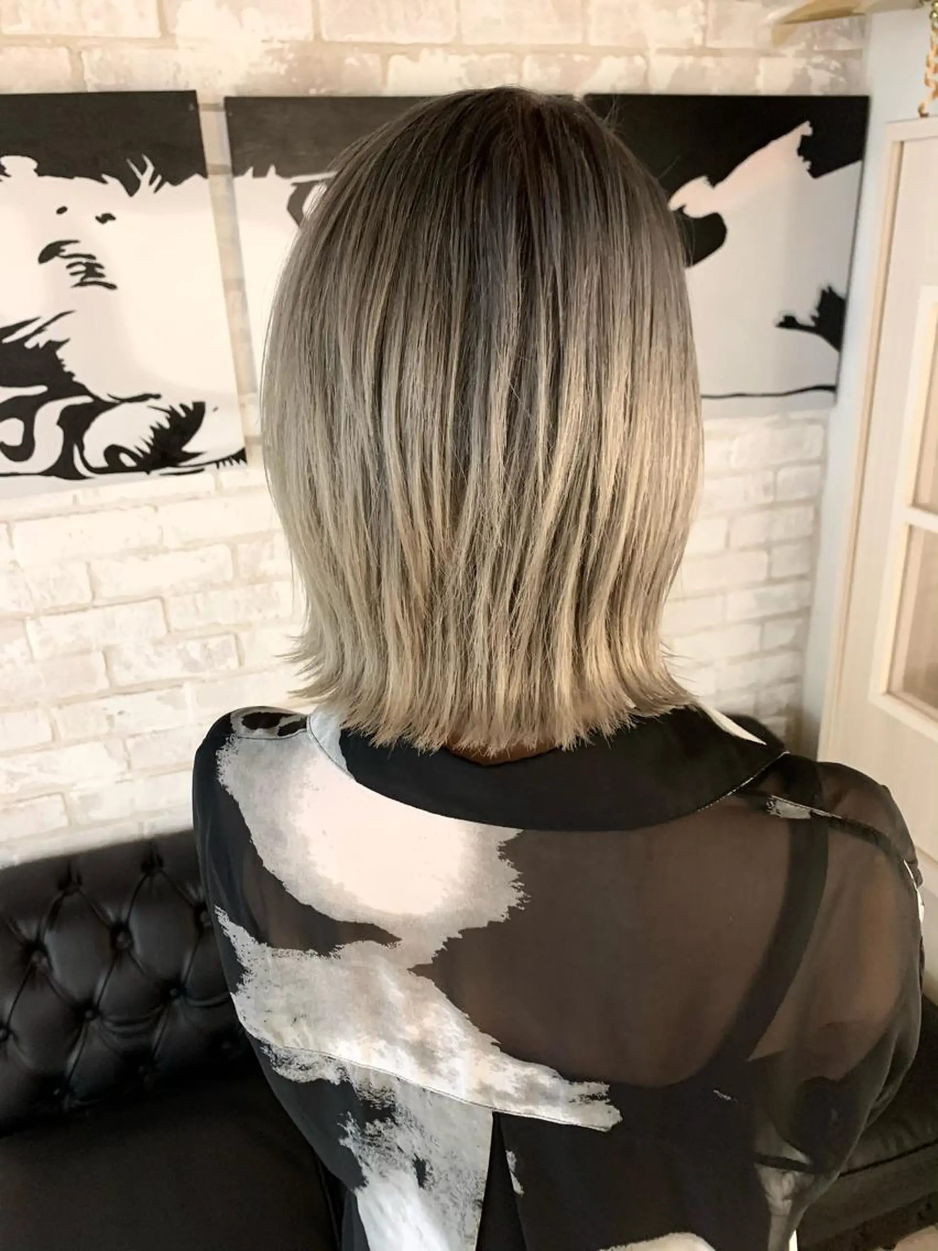 ミディアム ✨ハイトーン✨艶髪 ✨髪質改善✨和田のヘアスタイル