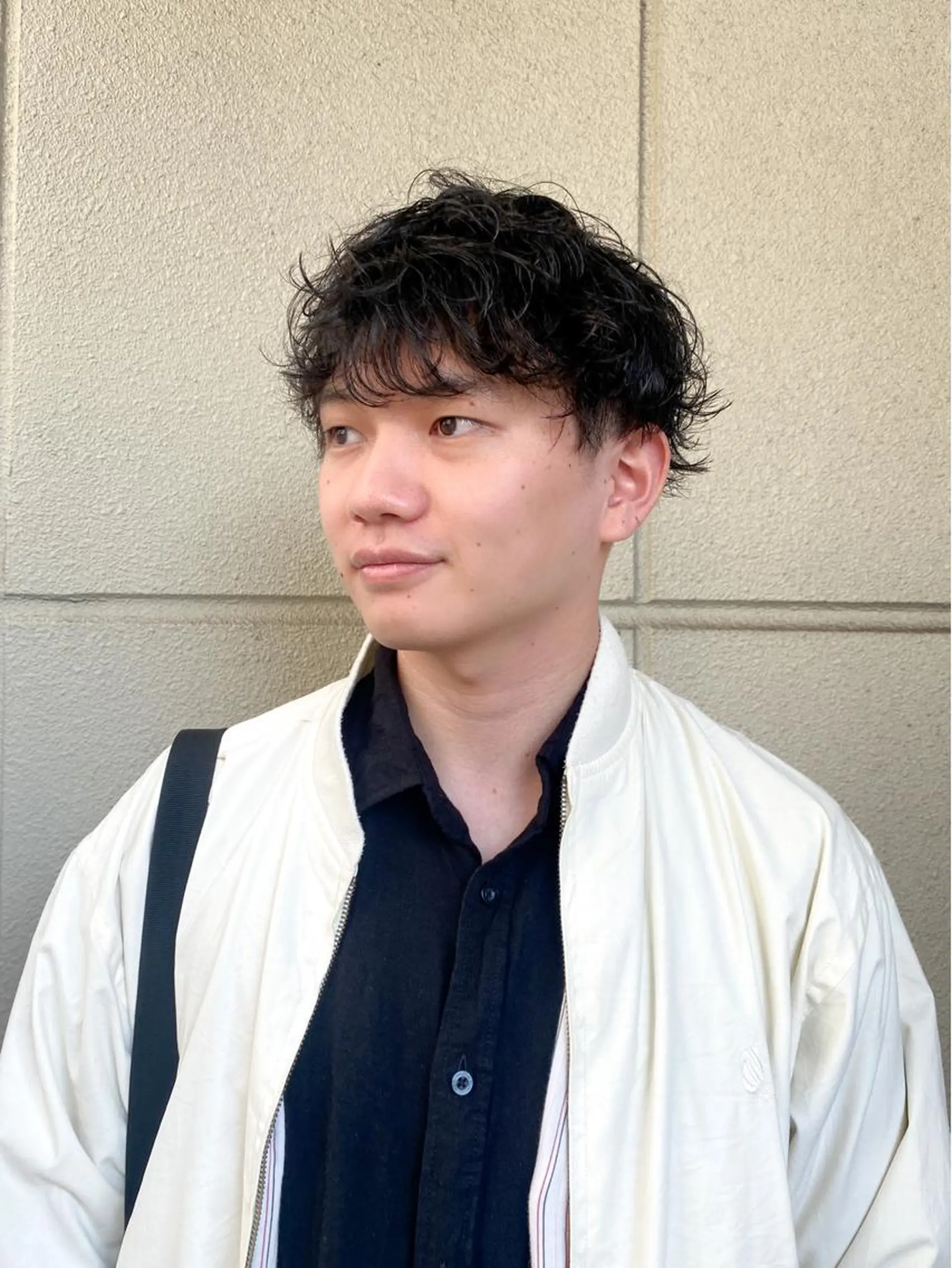 ショート パーマ メンズ メンズパーマ くせ毛 ボブ/髪質改善/ レイヤー/池澤慎人のヘアスタイル