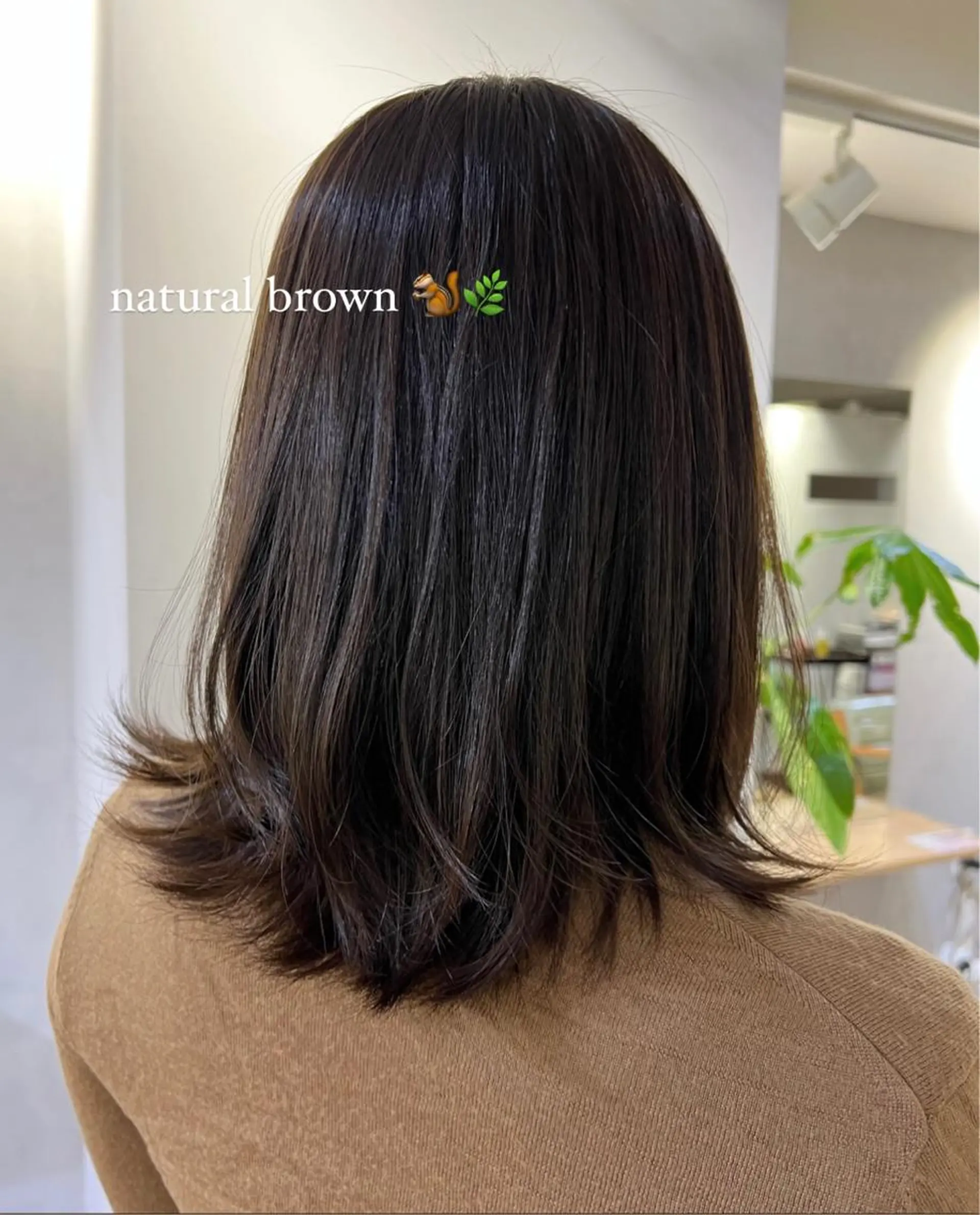 セミロング カラー オレンジ natsu/梅田 /透明感/艶髪のヘアスタイル