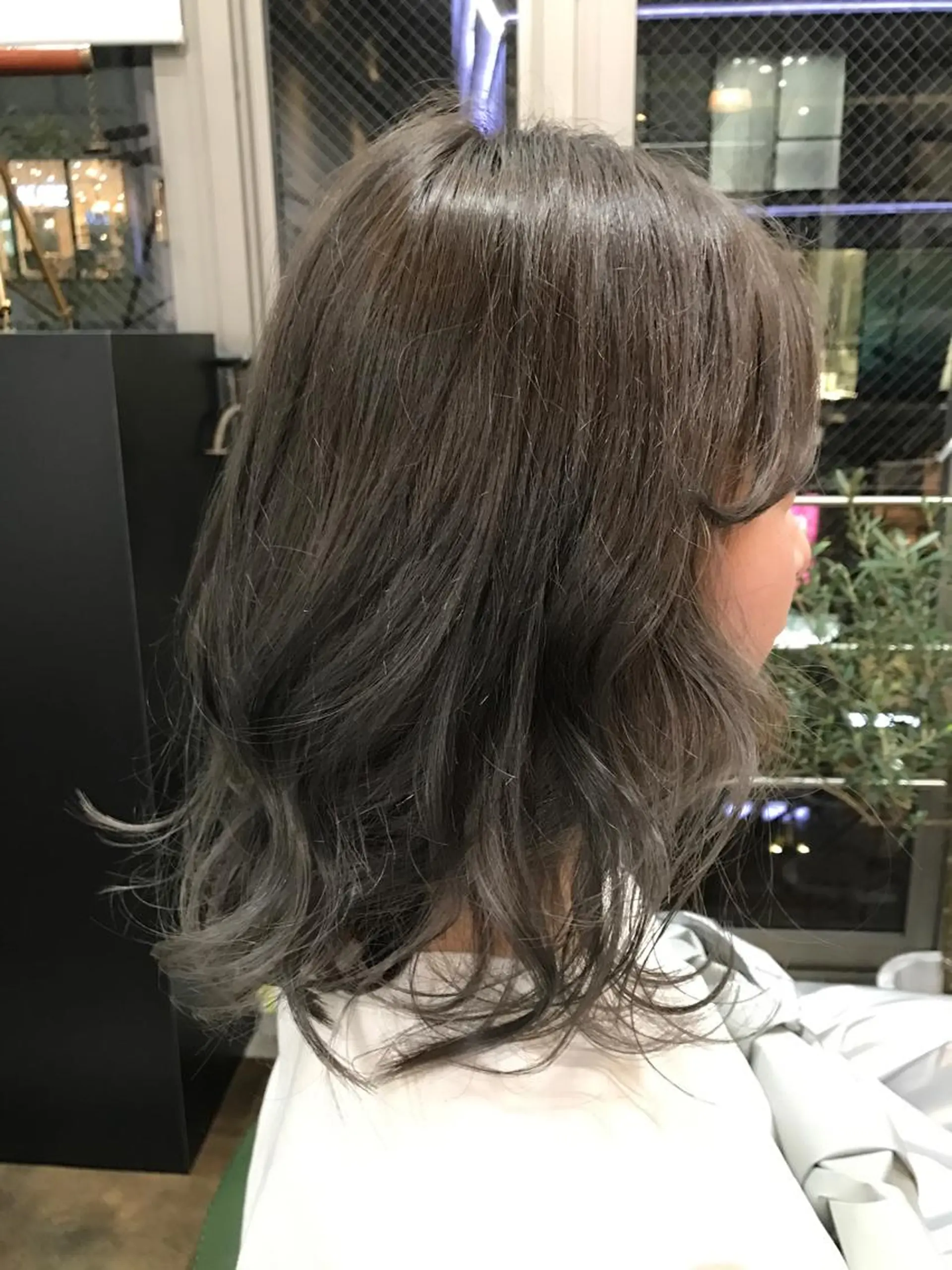 ショート カラー グレージュ GiseL天神カラー 髪質改善/ブリーチのヘアスタイル