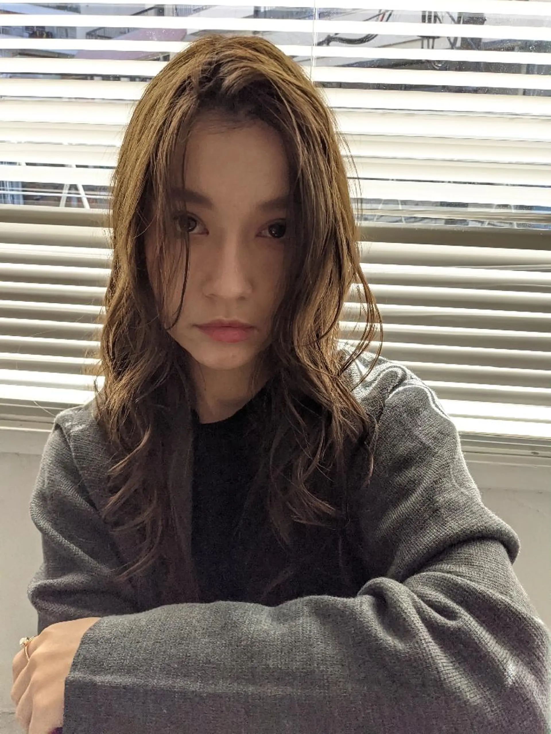 セミロング カラー パーマ ヘアアレンジ マツエク・マツパ ネイル キッズ セミロングパーマ 髪質改善 premier modelsのヘアスタイル