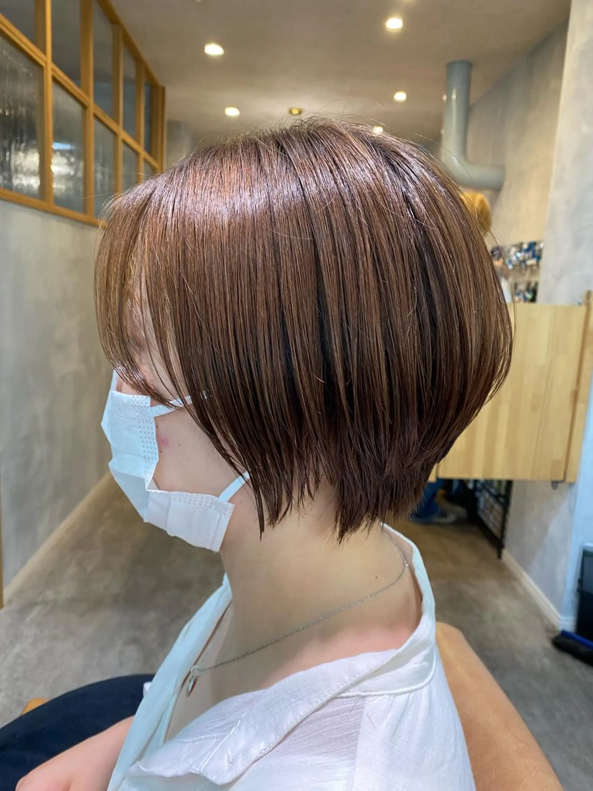 ショート ショートヘア カット 大久保 優香のヘアスタイル