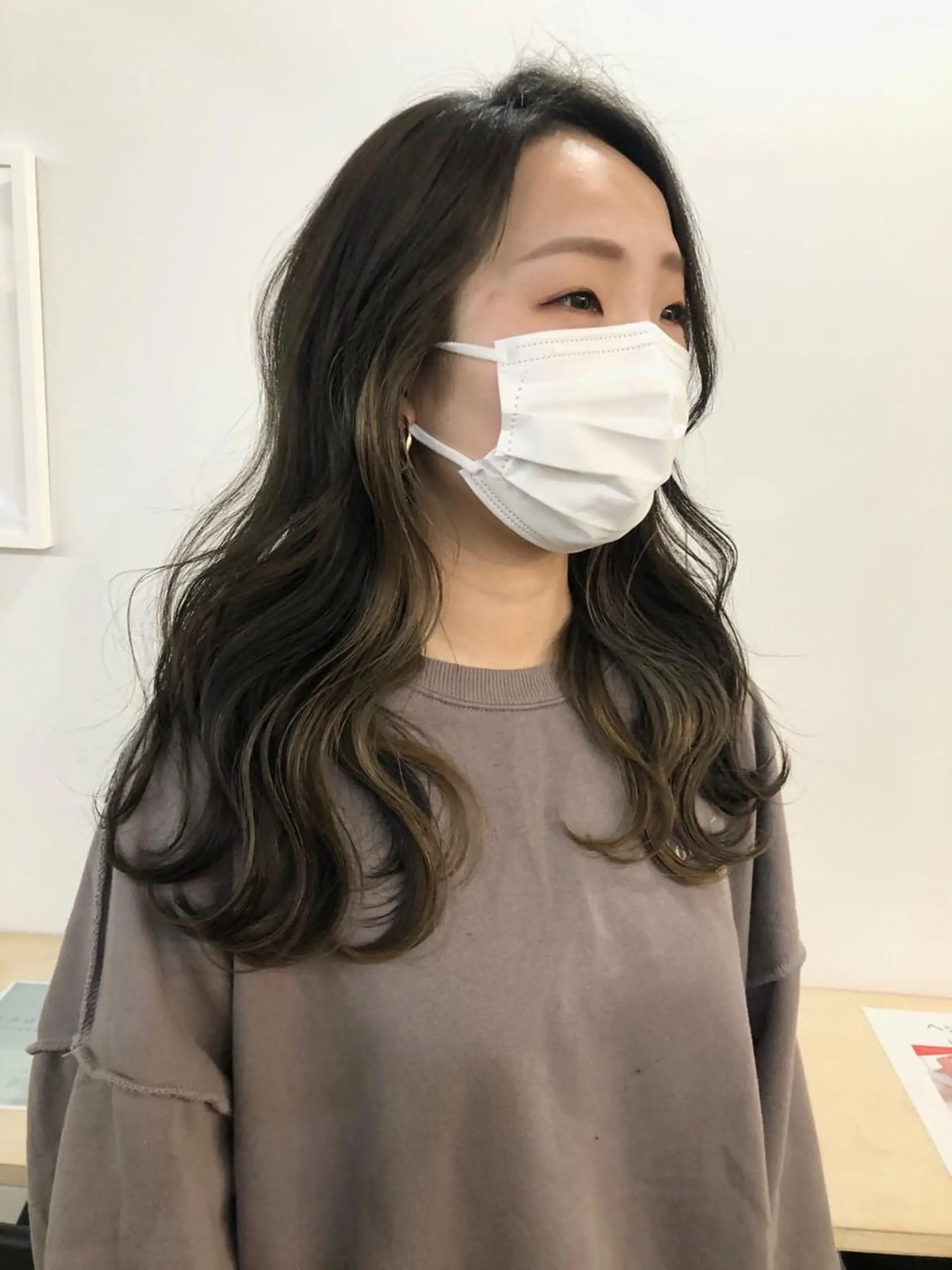 ミディアム カラー ブリーチ インナーカラー カット ヘアカラー トリートメント ボブ/ミニボブ/ 立河今日子のヘアスタイル