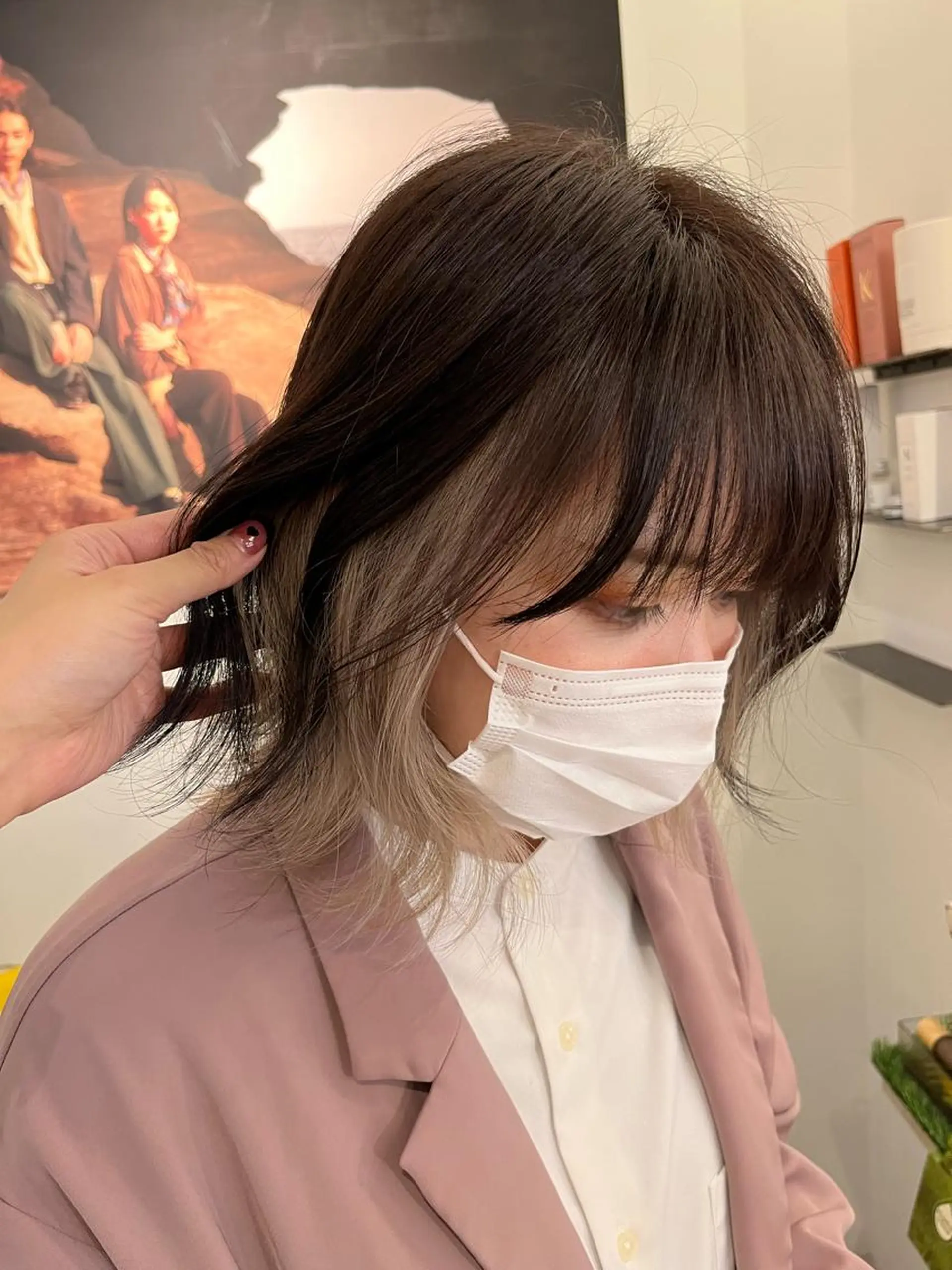 ミディアム カラー カット ヘアカラー トリートメント 🌛ダブルカラー 🌜SAYAKAのヘアスタイル
