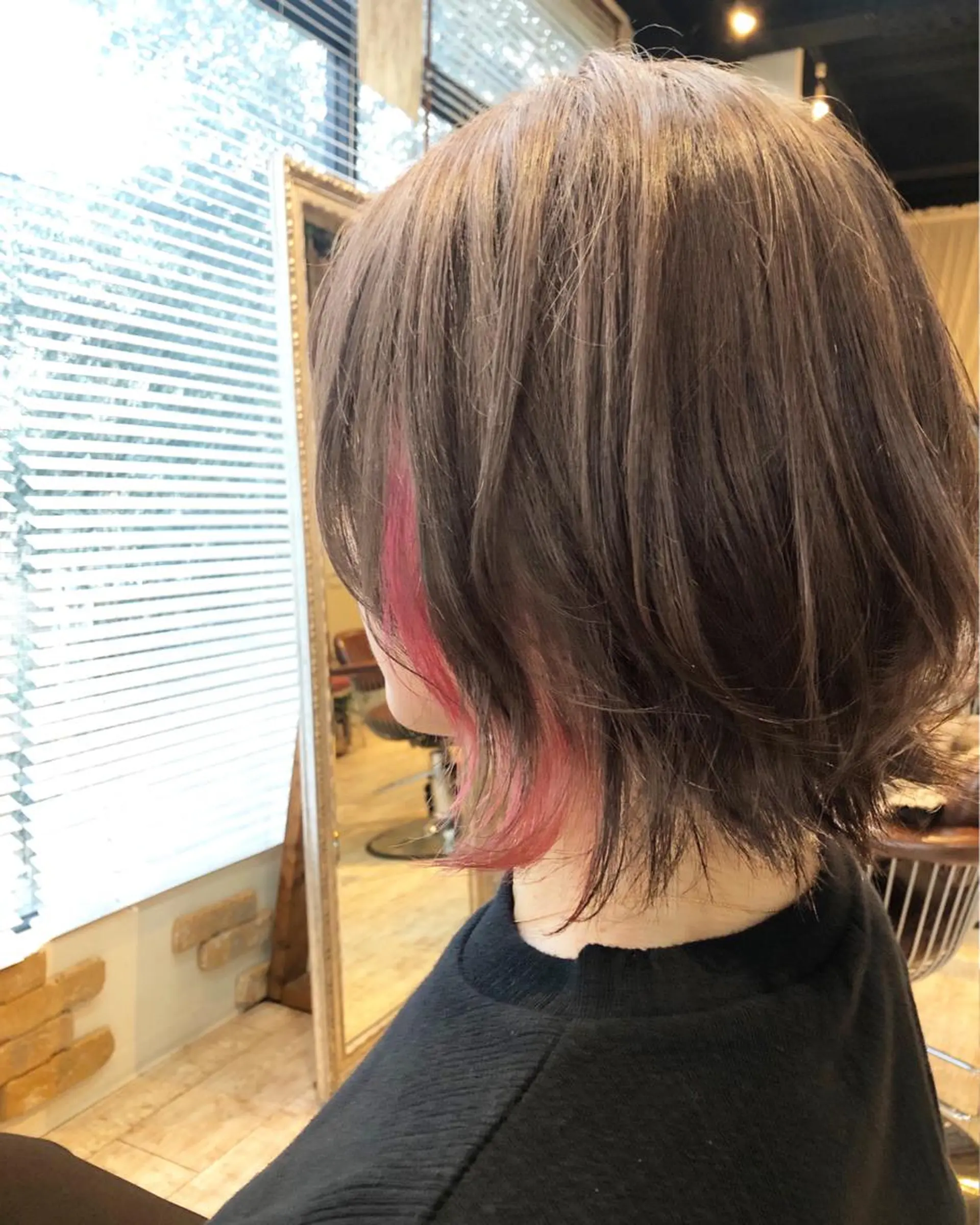 ミディアム カット ヘアカラー トリートメント :::  gally :::のヘアスタイル