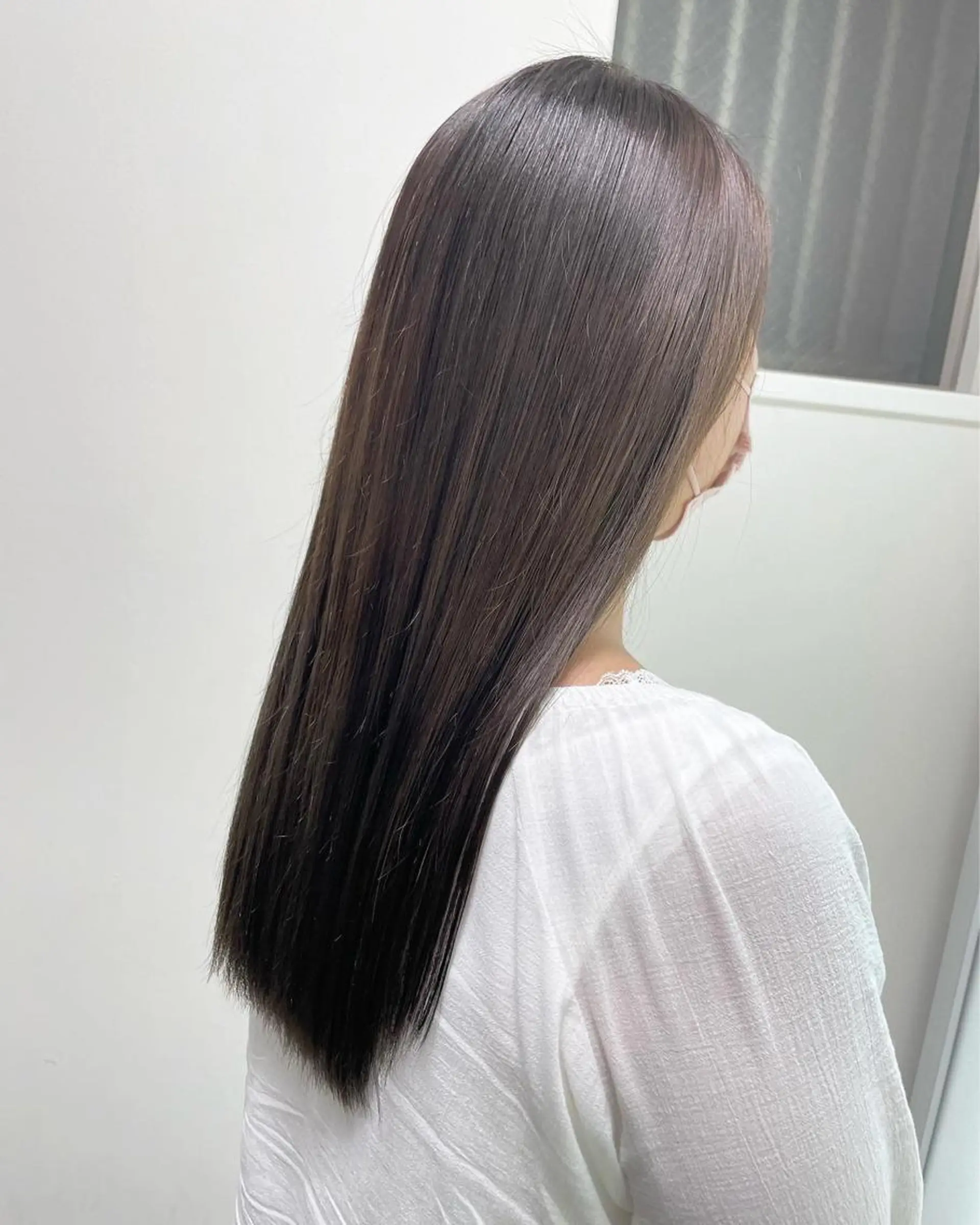 ロング カラー アッシュ ベージュカラー ブリーチ ケアブリーチ ケアカラー カット ヘアカラー トリートメント 河合秀明/ショート /ボブ/レイヤーのヘアスタイル