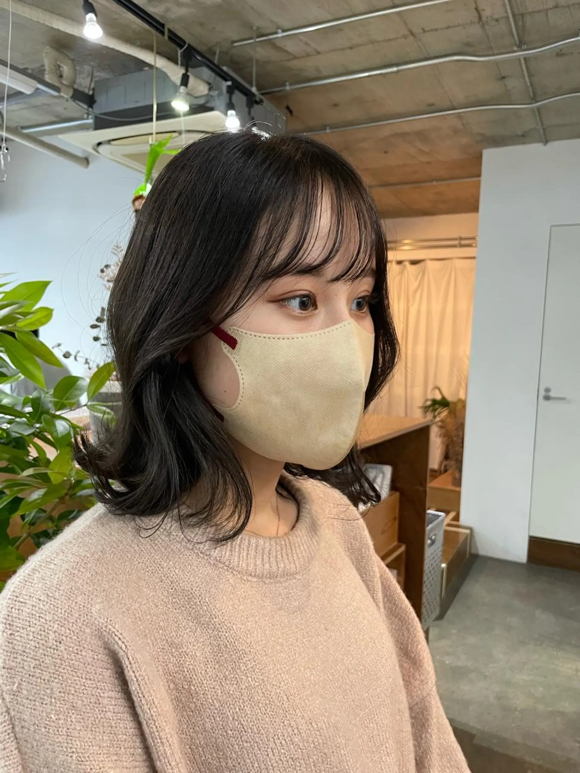 ミディアム カラー 奥村 紘のヘアスタイル