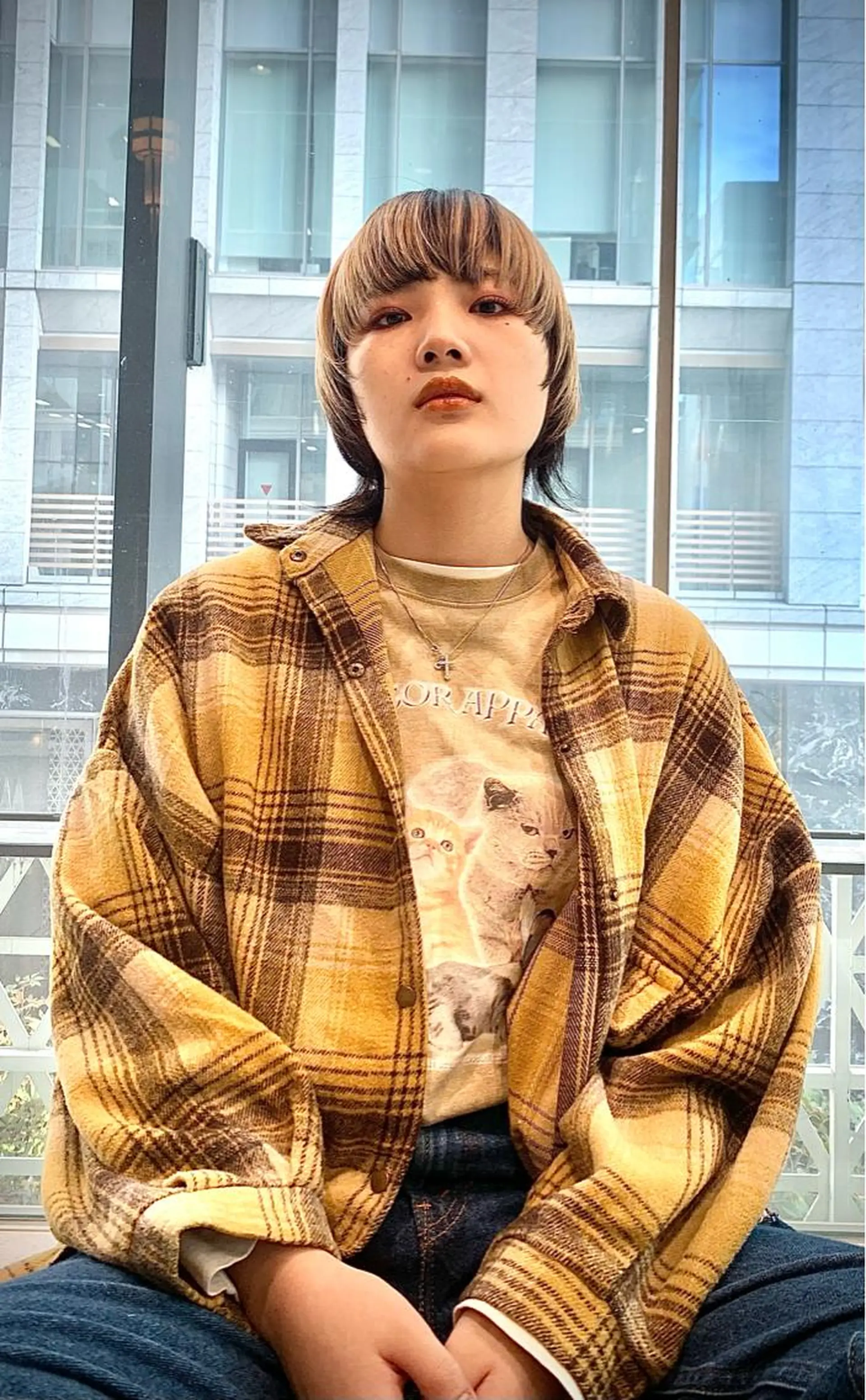 ショート カラー GRAND TAYA GINZA所属・片柳 真奈のヘアスタイル