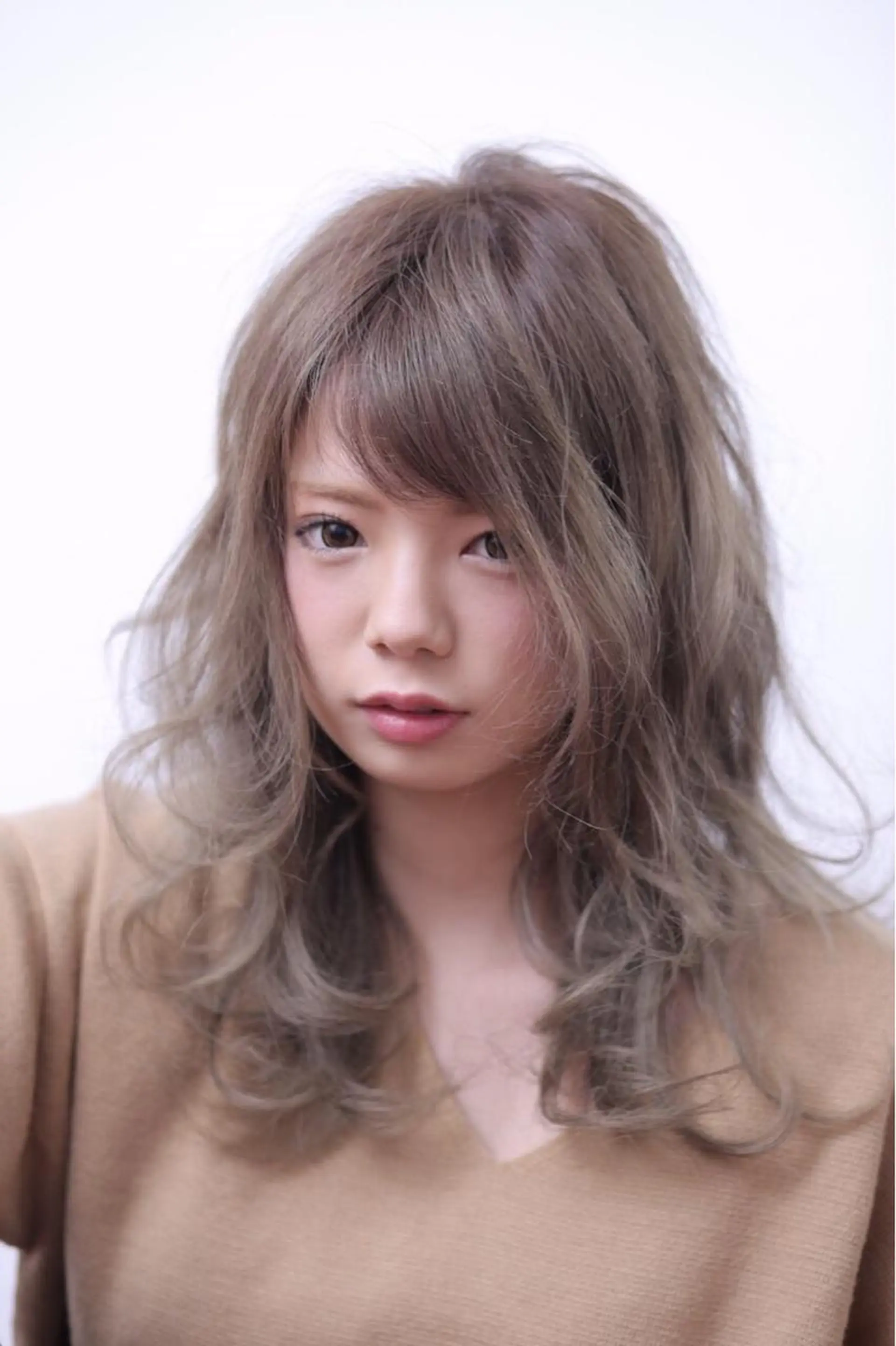 セミロング カラー 髪質改善/茅ヶ崎 マツモト リョウのヘアスタイル