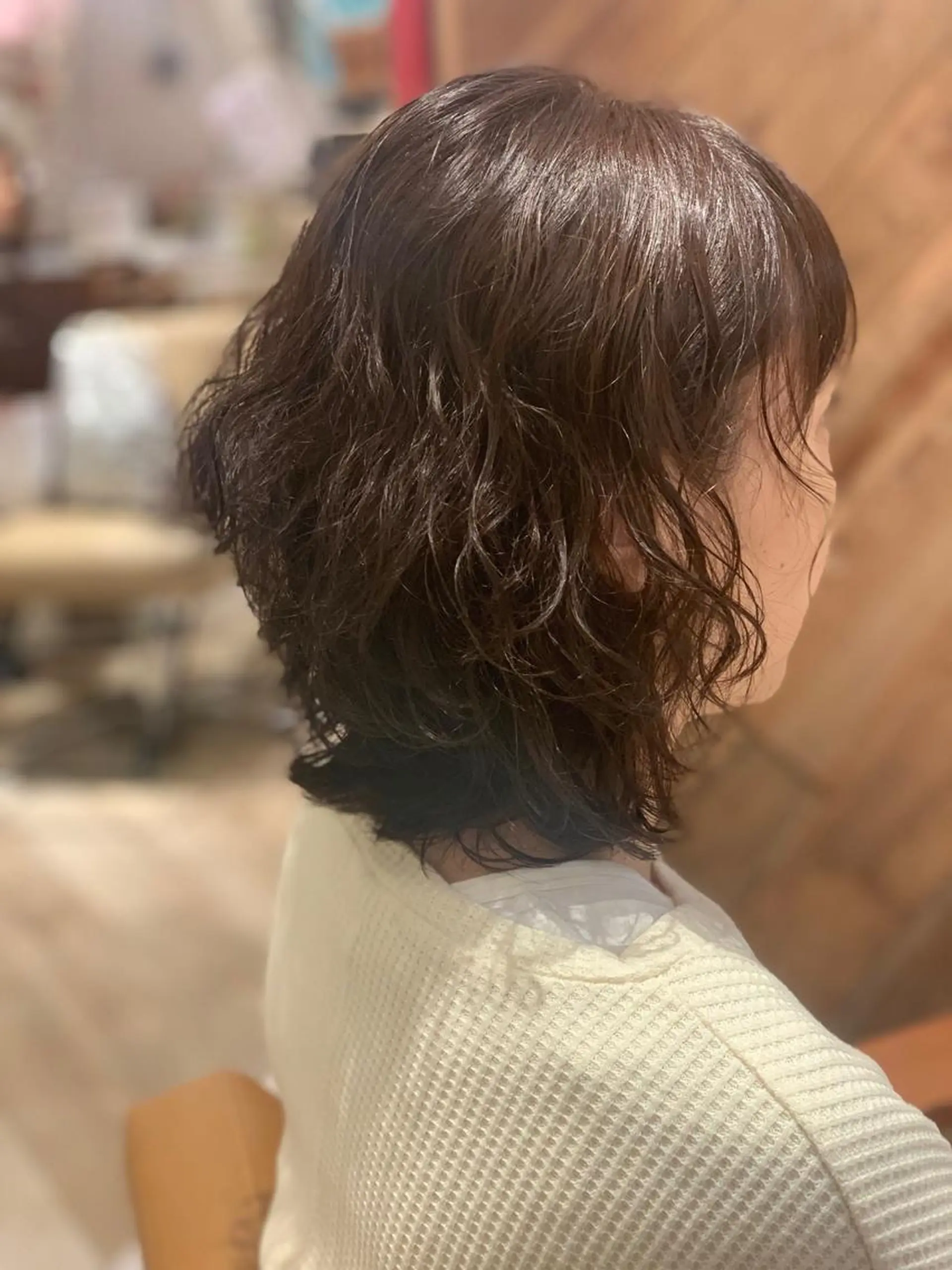 カラー 韓国風レイヤーカット 🇰🇷❕モカのヘアスタイル