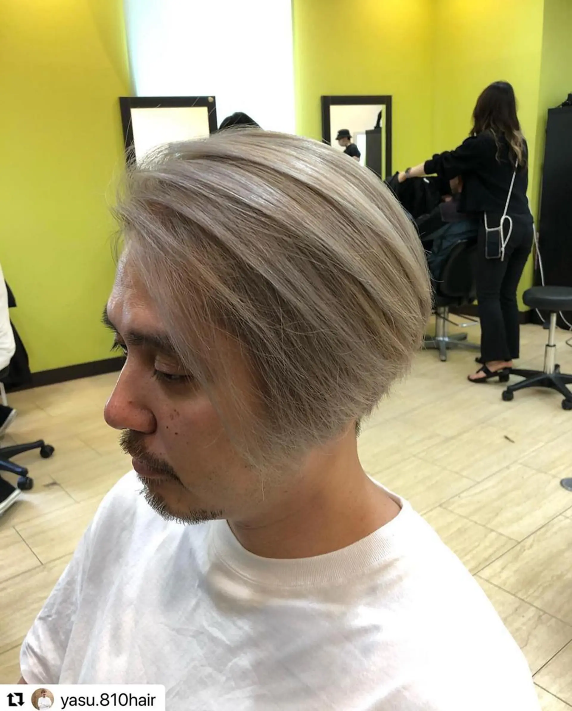 ミディアム カラー メンズ メンズバレイヤージュ メンズブリーチ メンズハイライト メンズハイトーン メンズインナーカラー 🩷Eny terrace🩷のヘアスタイル