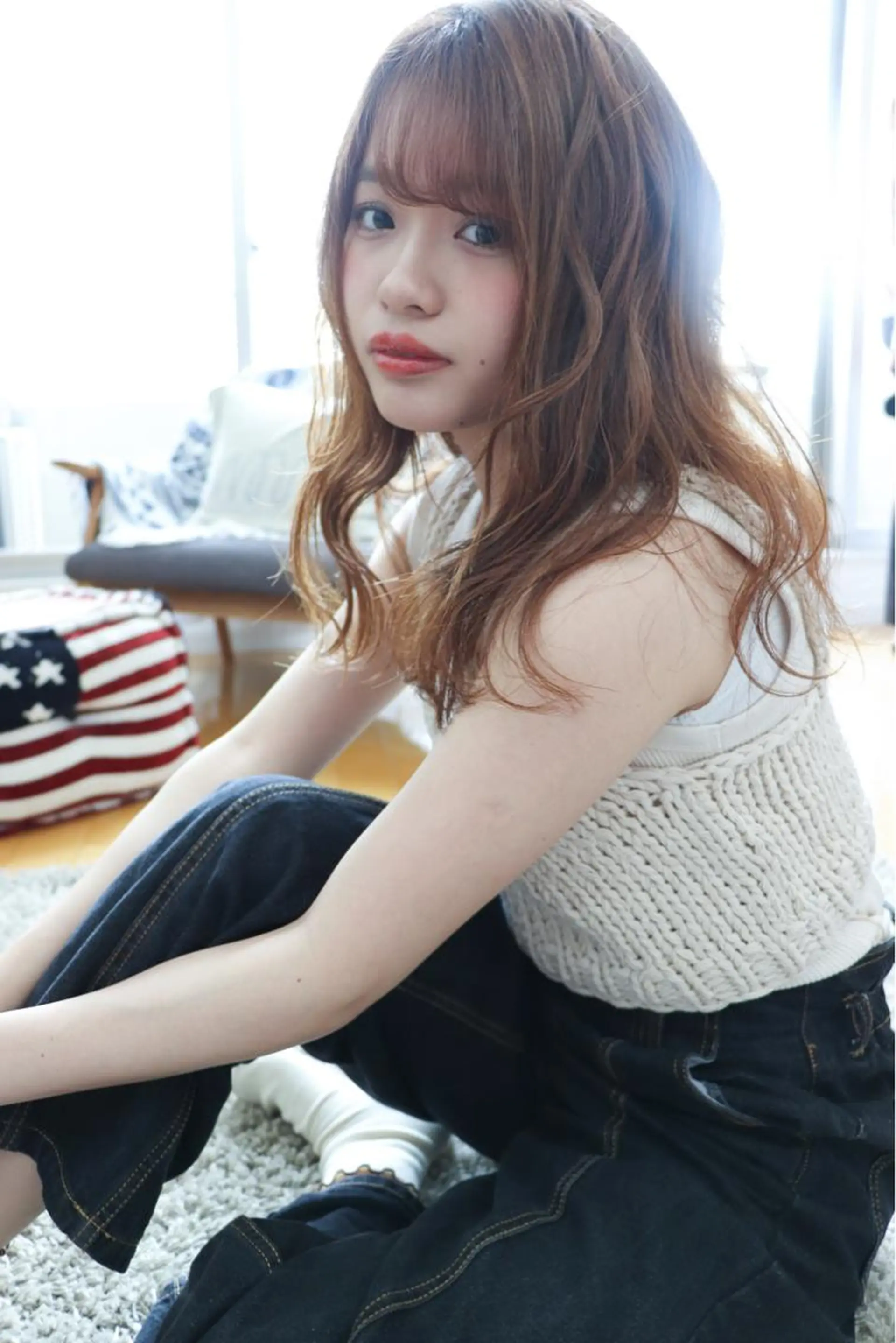 ミディアム 小顔カット カット ヘアカラー トリートメント 代表山口ひな 髪質改善のプロのヘアスタイル