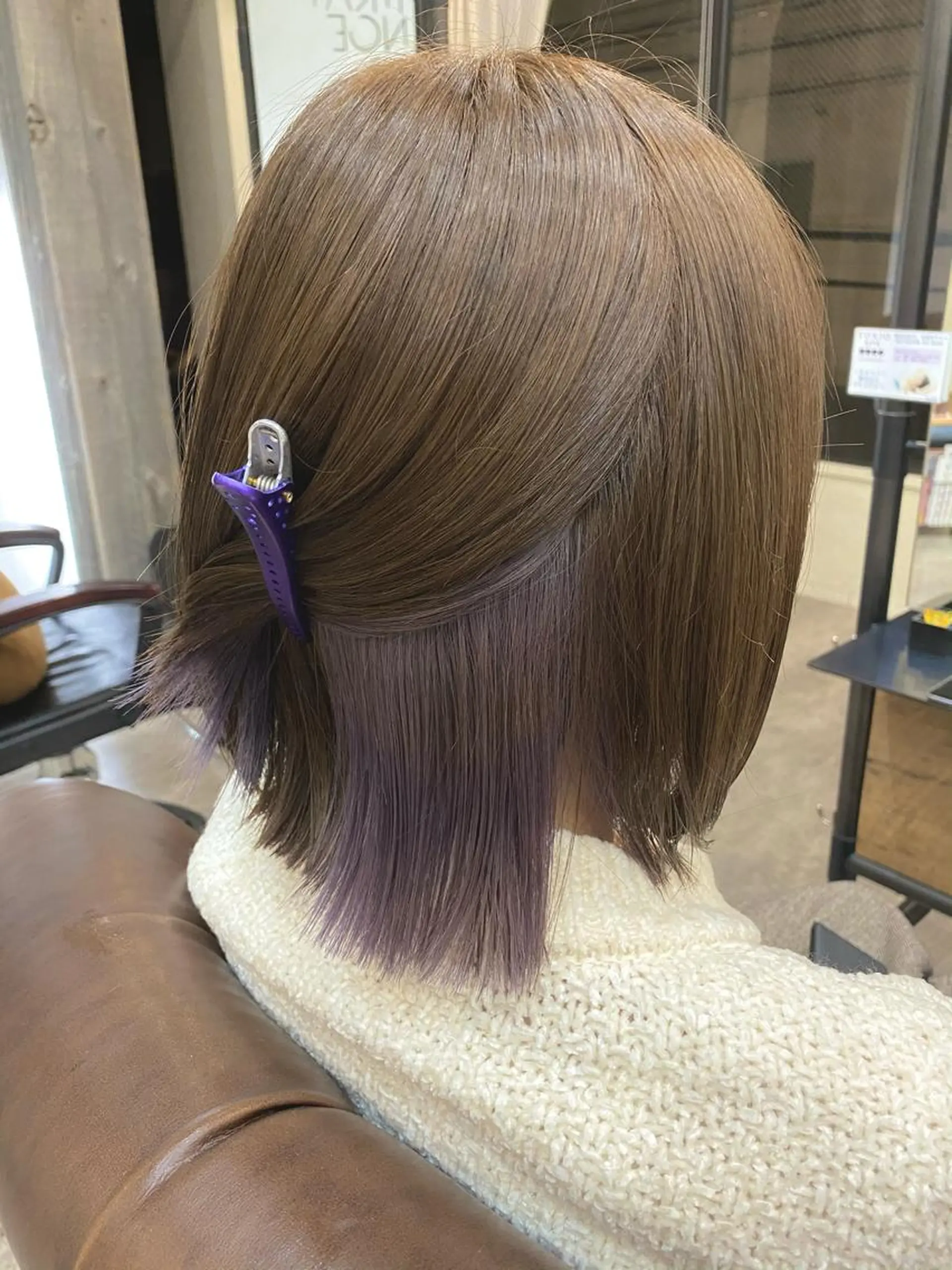 ミディアム カラー 🟢NEGi🟣 🫧髪質改善のヘアスタイル