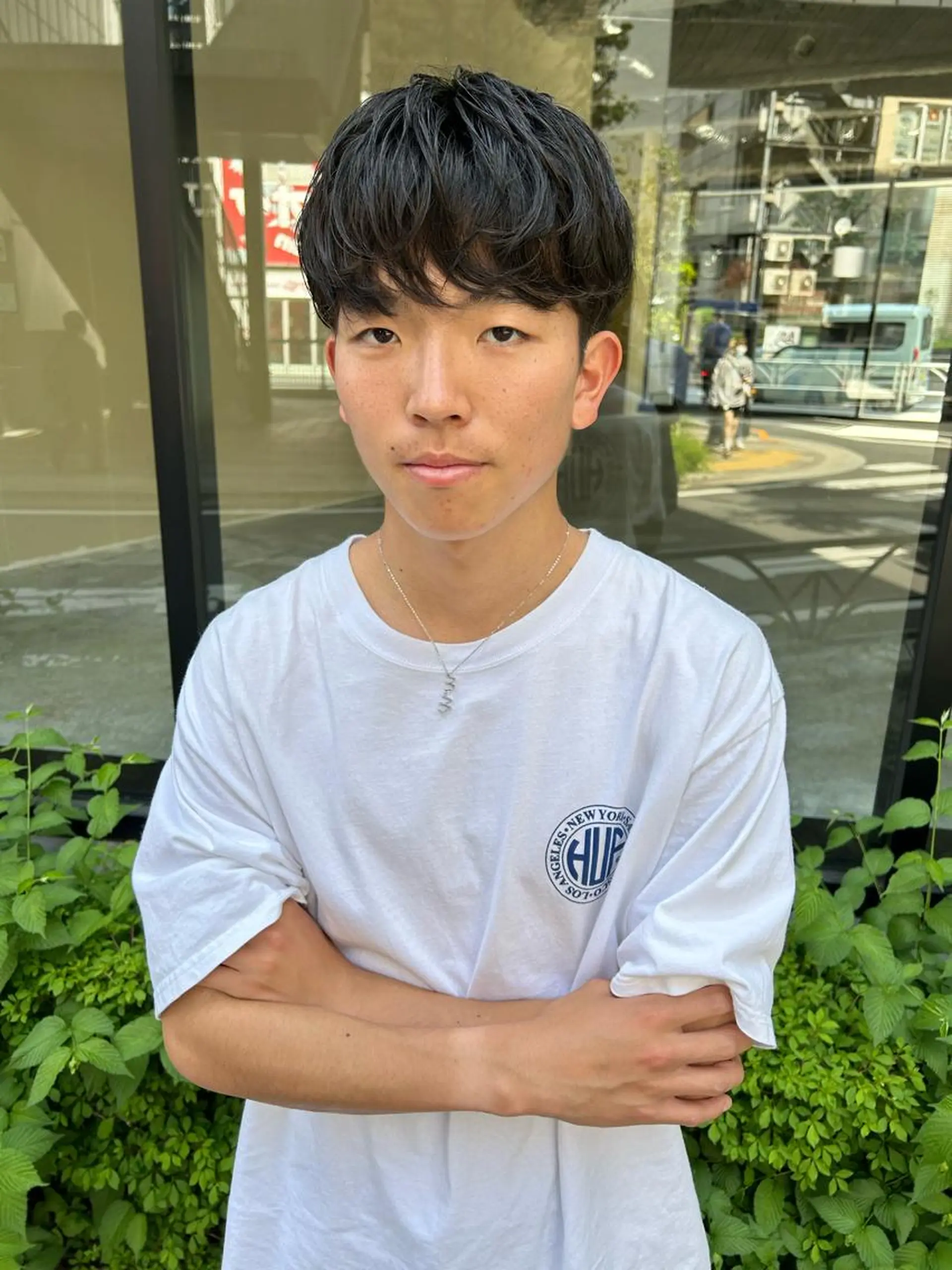 ショート メンズ メンズブリーチ メンズハイライト メンズインナーカラー マッシュ メンズパーマ カット 💈メンズ短髪特化 ✂︎伊藤大輝💈のヘアスタイル