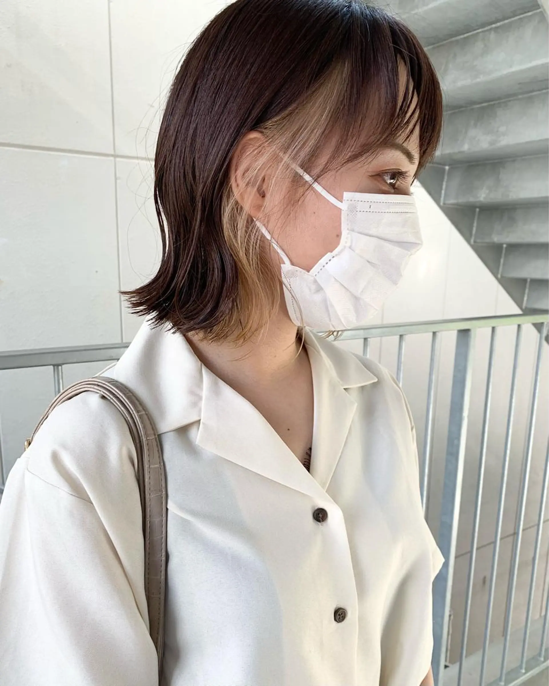 ショート カラー カット ヘアカラー トリートメント 樫原裕二/レイヤー カット/透明感カラーのヘアスタイル