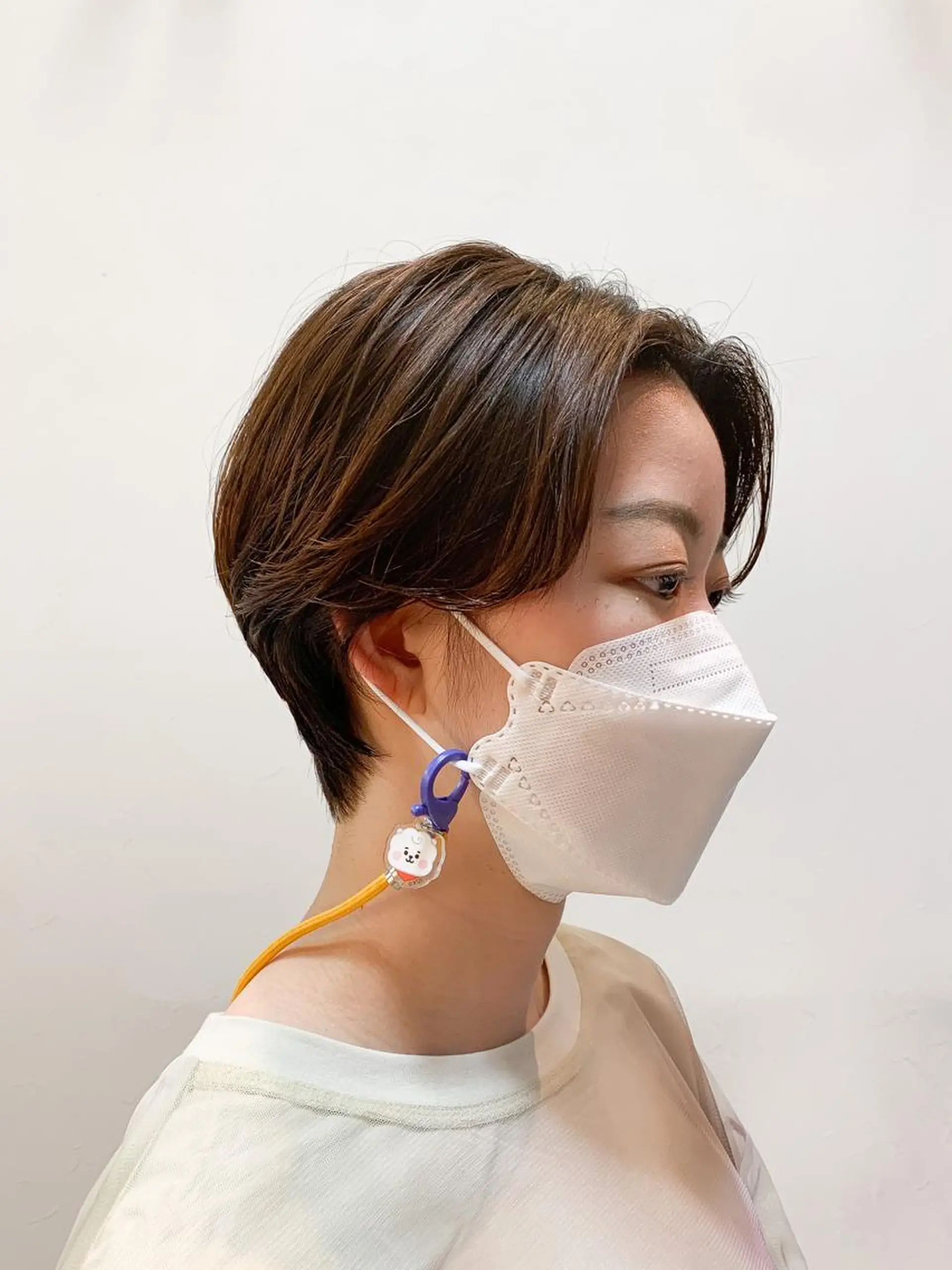 ショート ハンサムショート ショートヘア 髪質改善ストレート/ ブリーチ／渋谷　福田のヘアスタイル