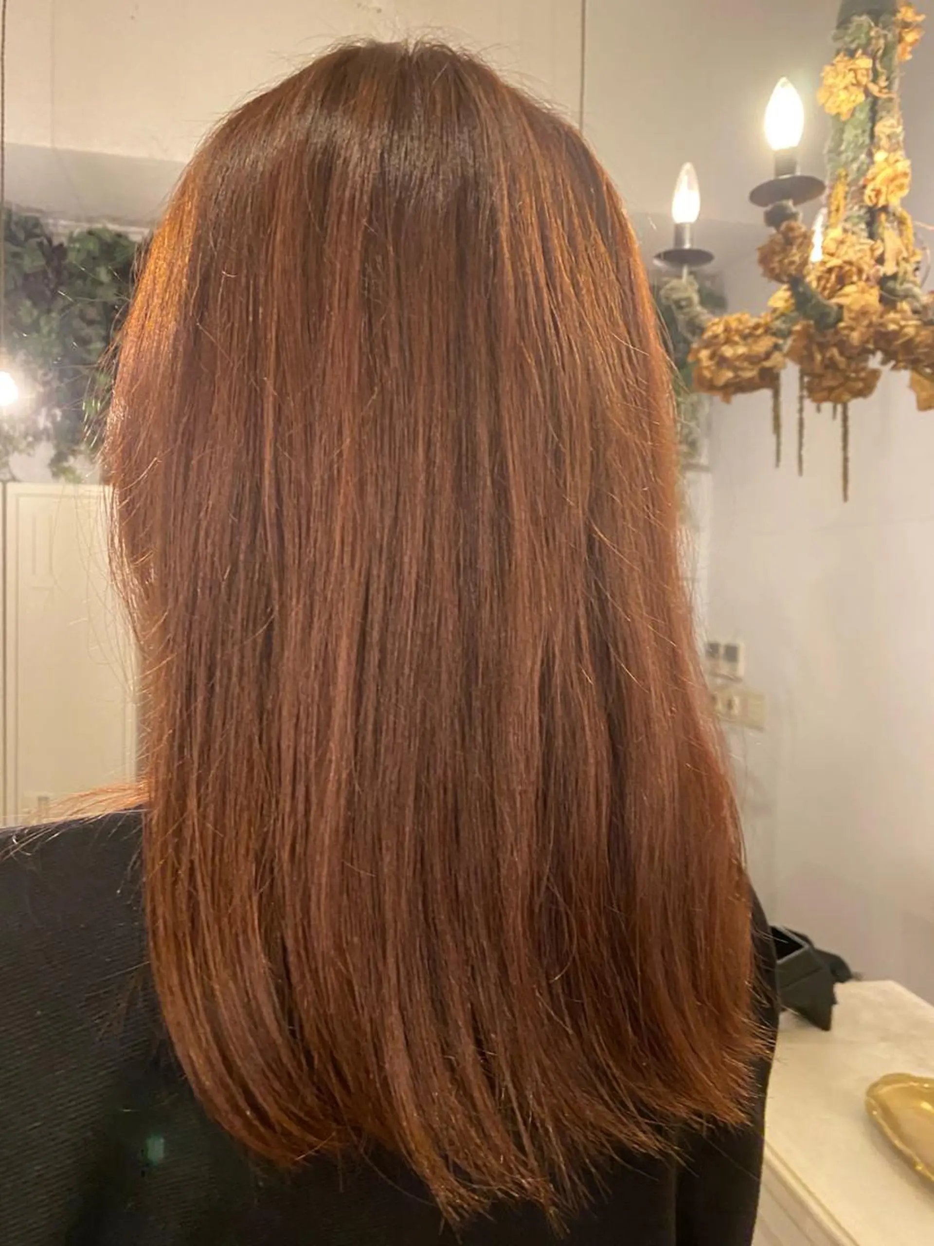 ミディアム カラー 西田辺/ タカスナオヤのヘアスタイル