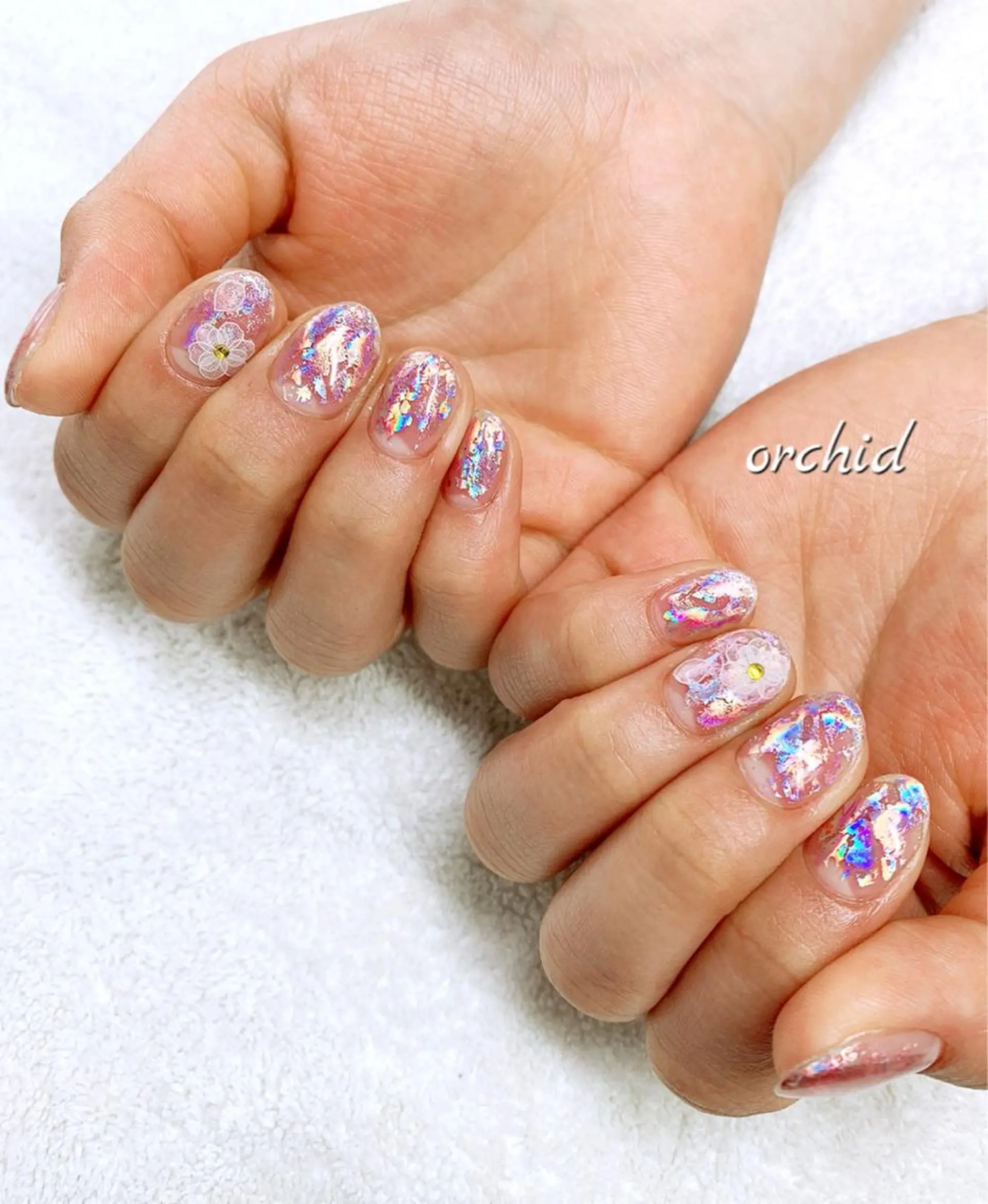 ネイル ハンドネイル フットネイル orchid ♡オーキッドのネイルデザイン