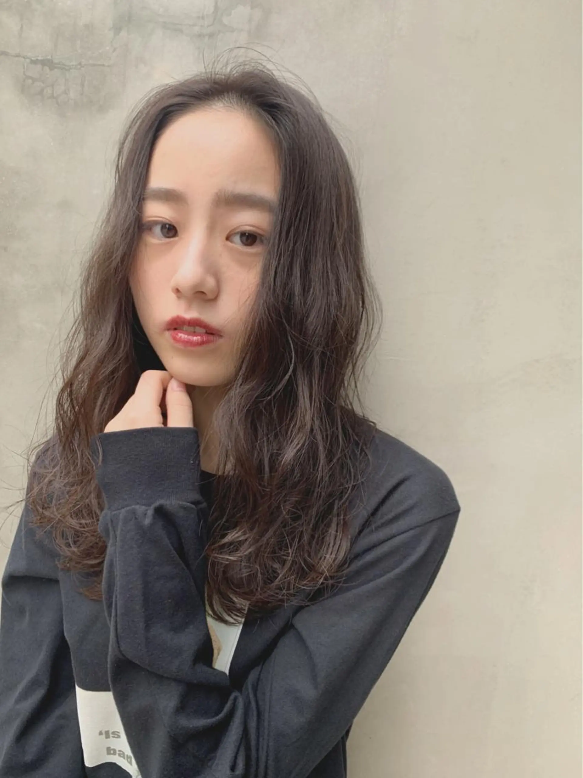 セミロング レイヤーカット ローレイヤー カット ヘアカラー トリートメント 💈ホリ ダイキ💈のヘアスタイル