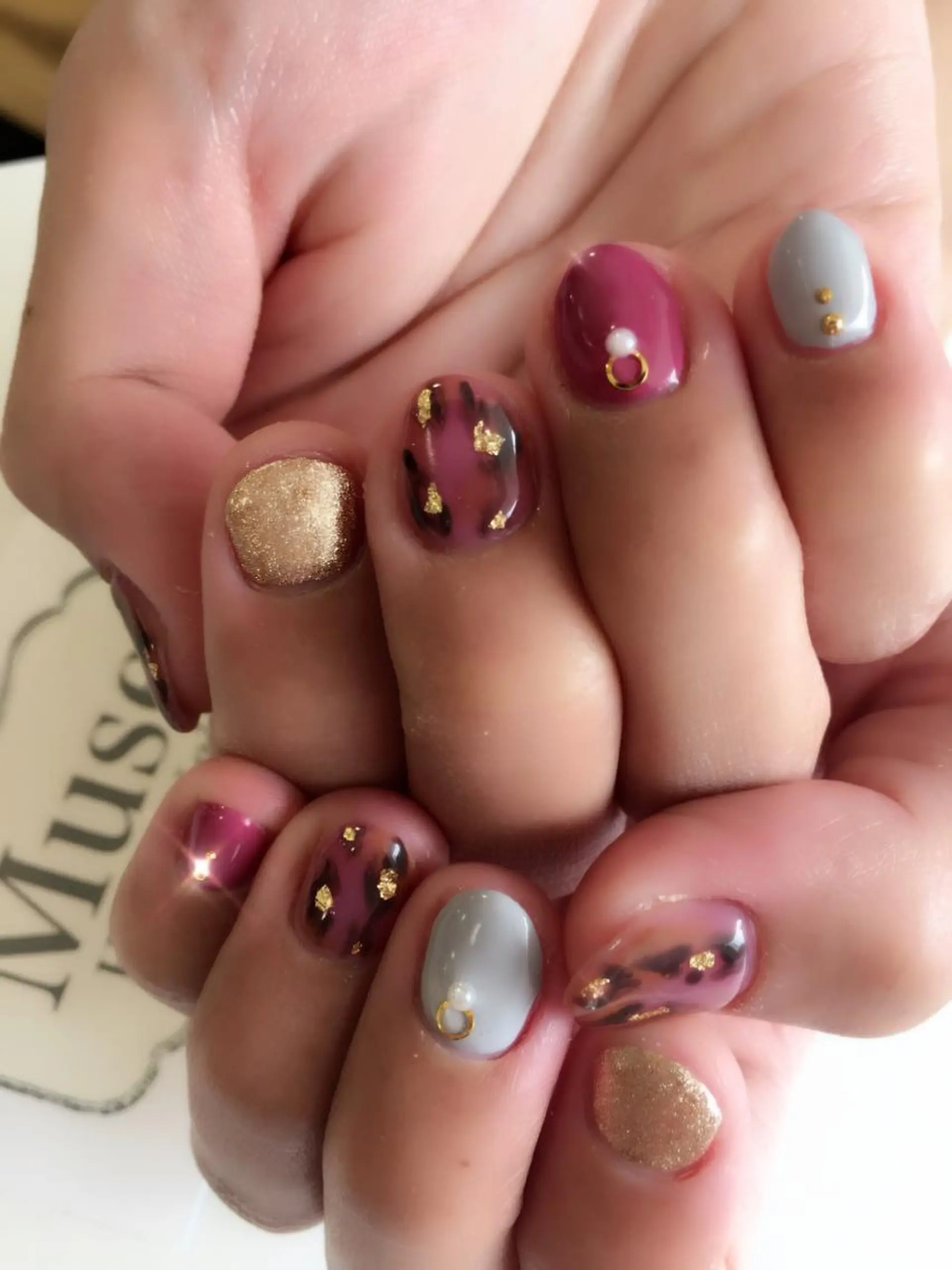 ネイル アニマル柄 隠れ家一戸建て金町 HIROMI 葛飾区のネイルデザイン