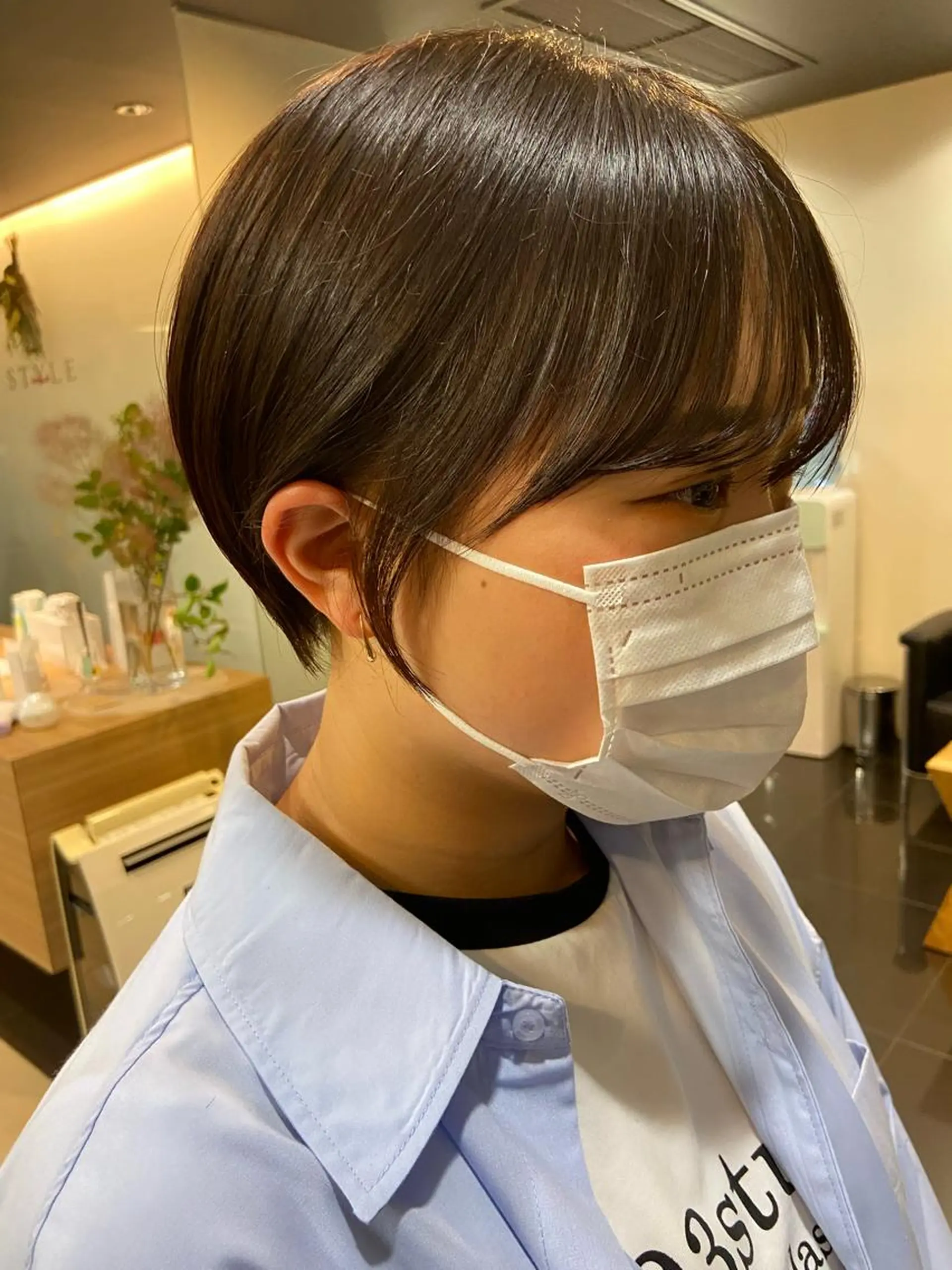 ショート 丸みショート ショートヘア 小顔カット 髪質改善・縮毛・ 艶髪カラー　Maruのヘアスタイル