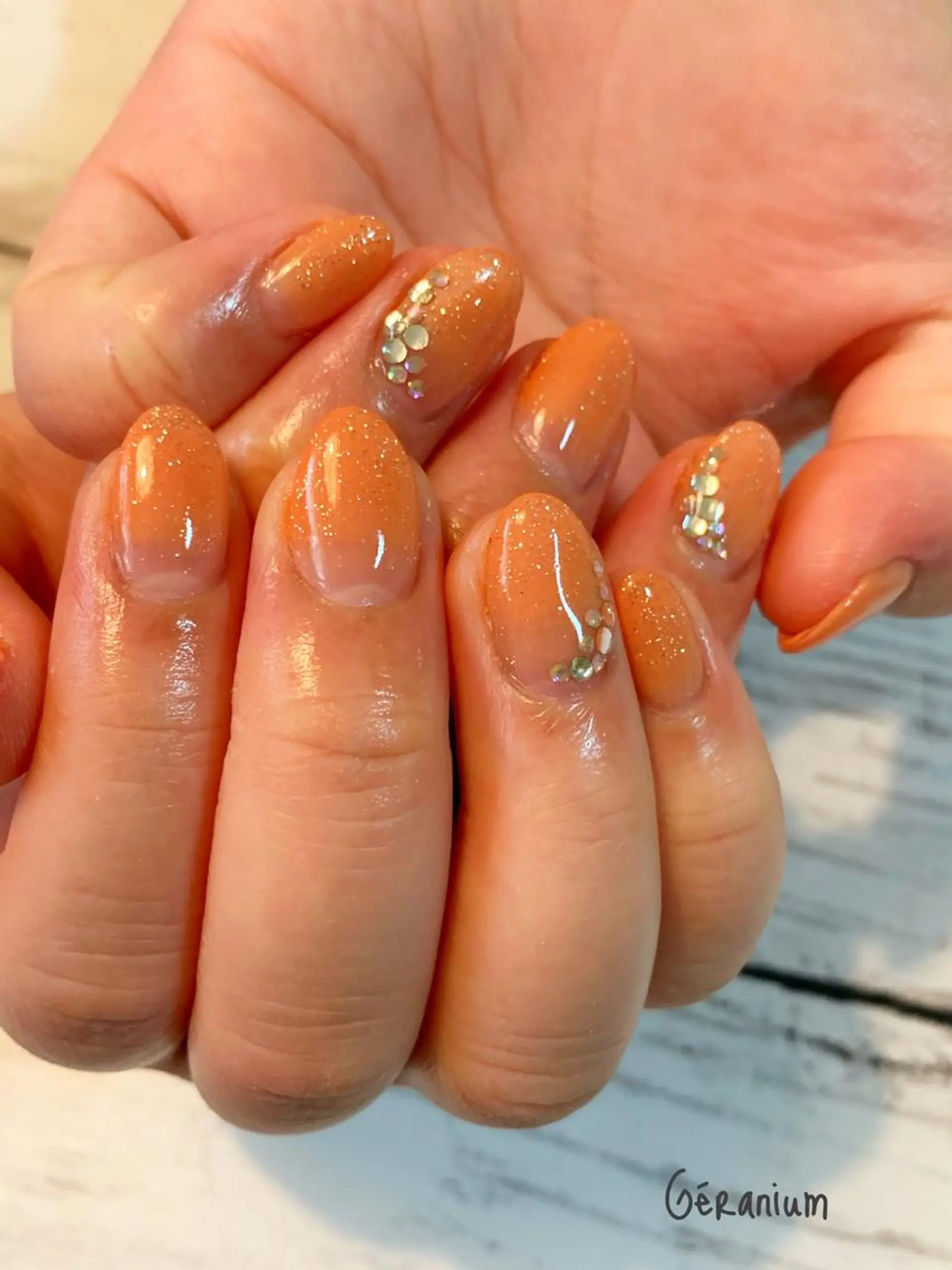 ネイル ハンドネイル フットネイル GéRanium Harukaのネイルデザイン