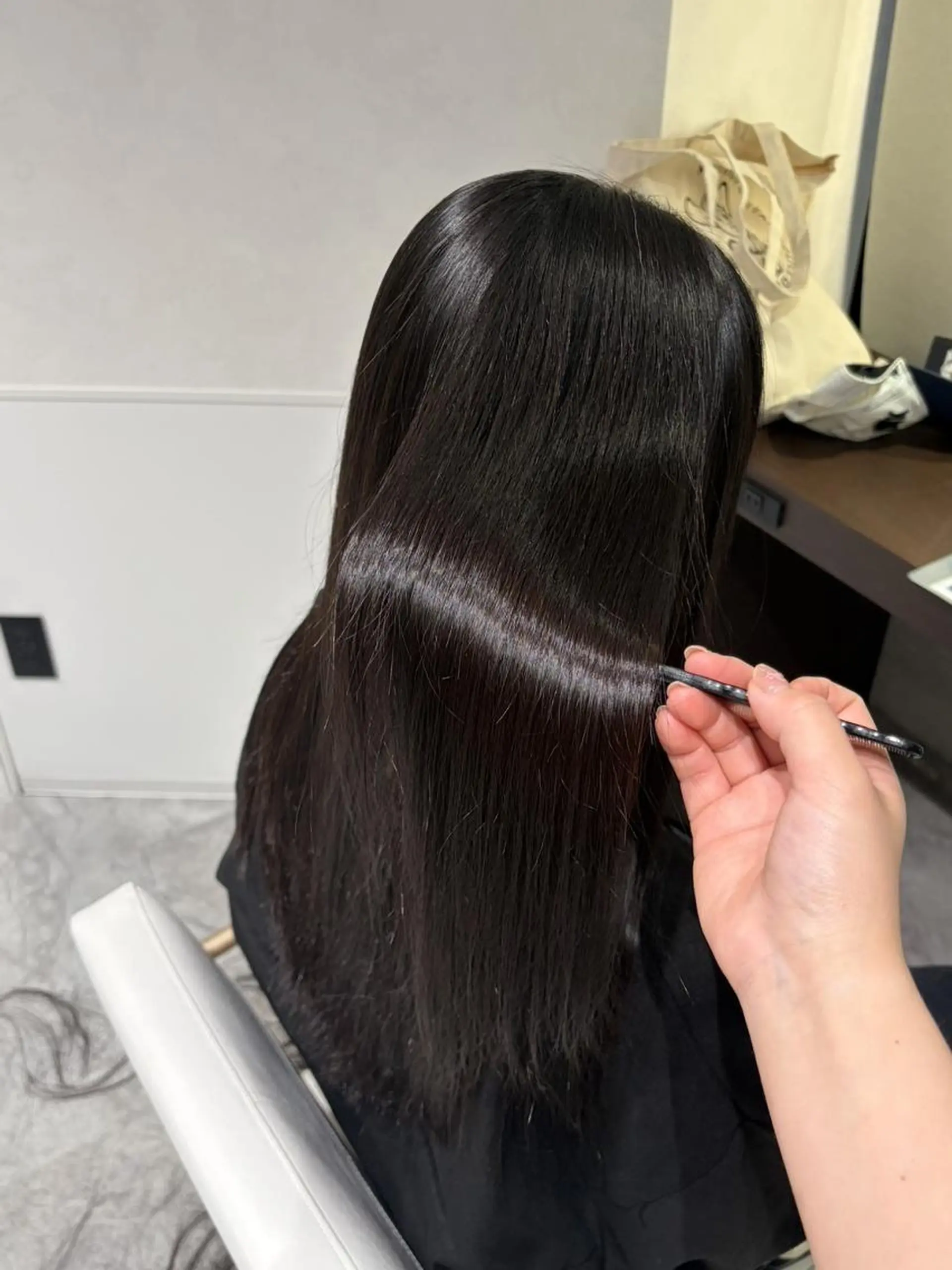 ロング カット 縮毛矯正 縮毛矯正特化🩰 竹口はるかのヘアスタイル