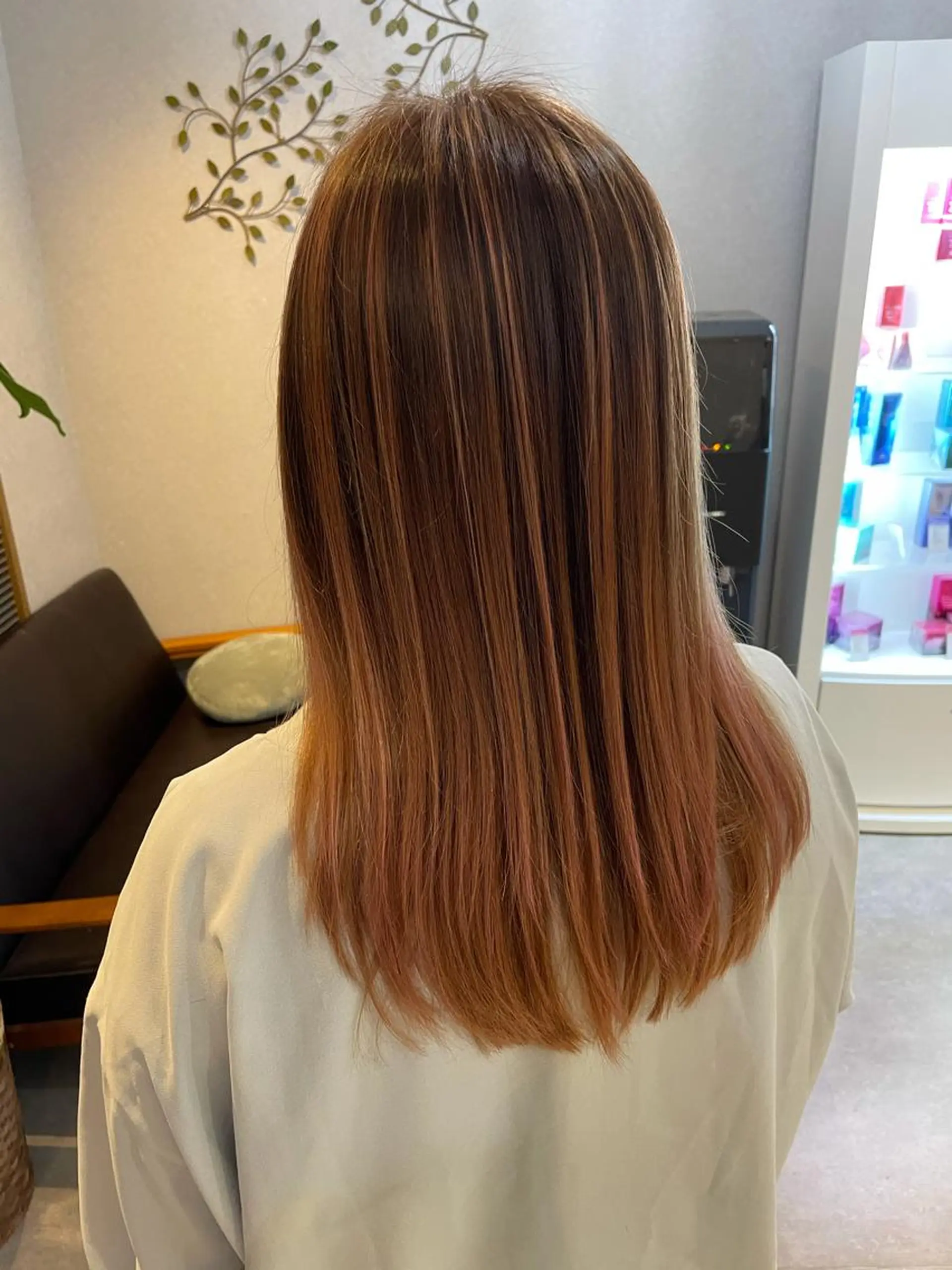 ミディアム カラー カット ヘアカラー 山本 貴弘のヘアスタイル