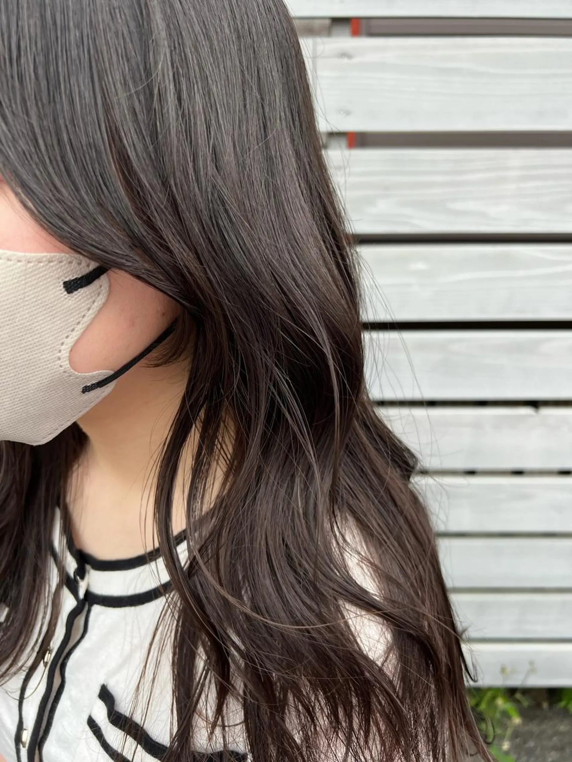 セミロング アッシュ 韓国風カラー ボブ 髪質改善 韓国風ヘア 🌿寄り添い型美容師 🌿yuiのヘアスタイル