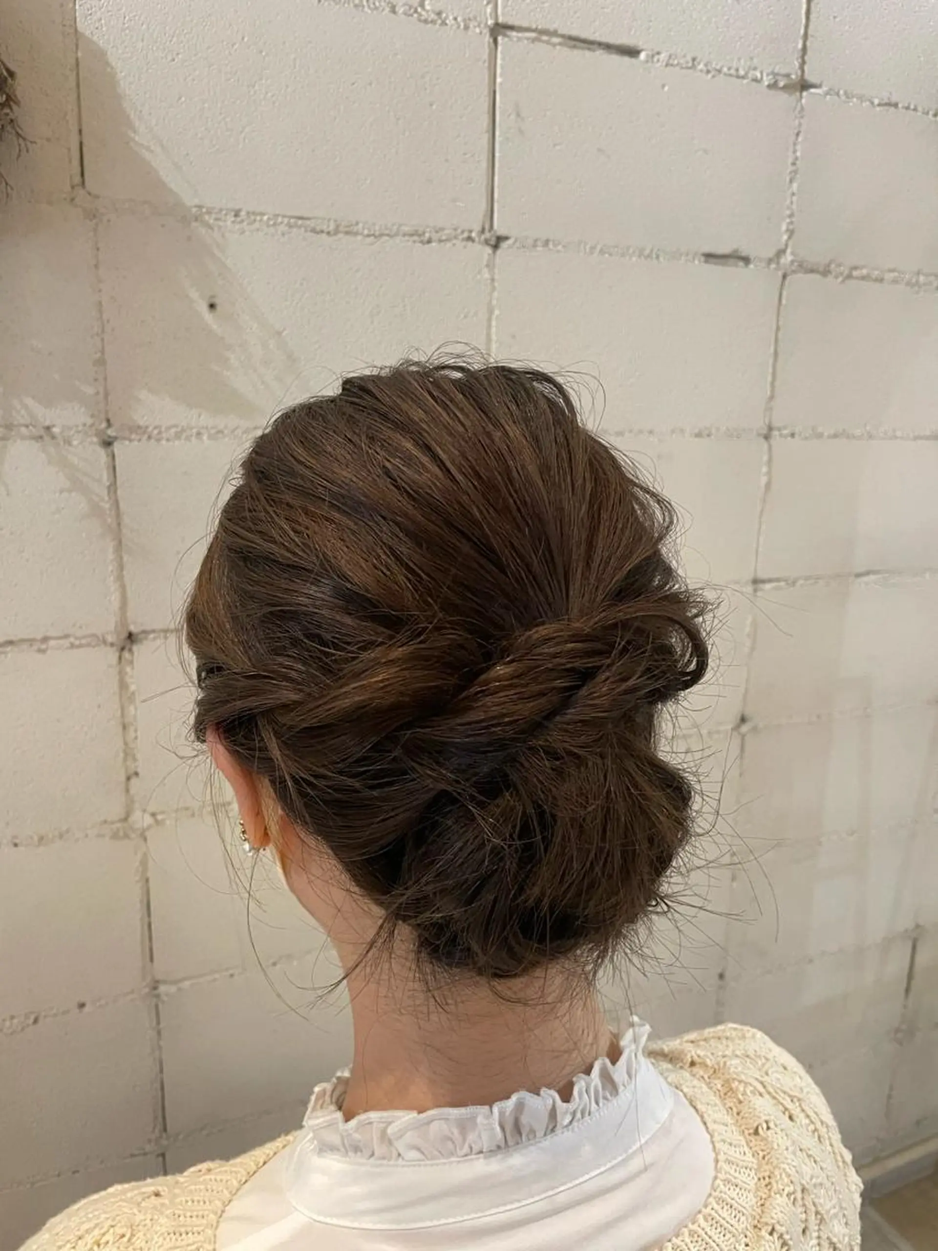 ミディアム ヘアアレンジ ヘアセット いまじゅく あおいのヘアスタイル