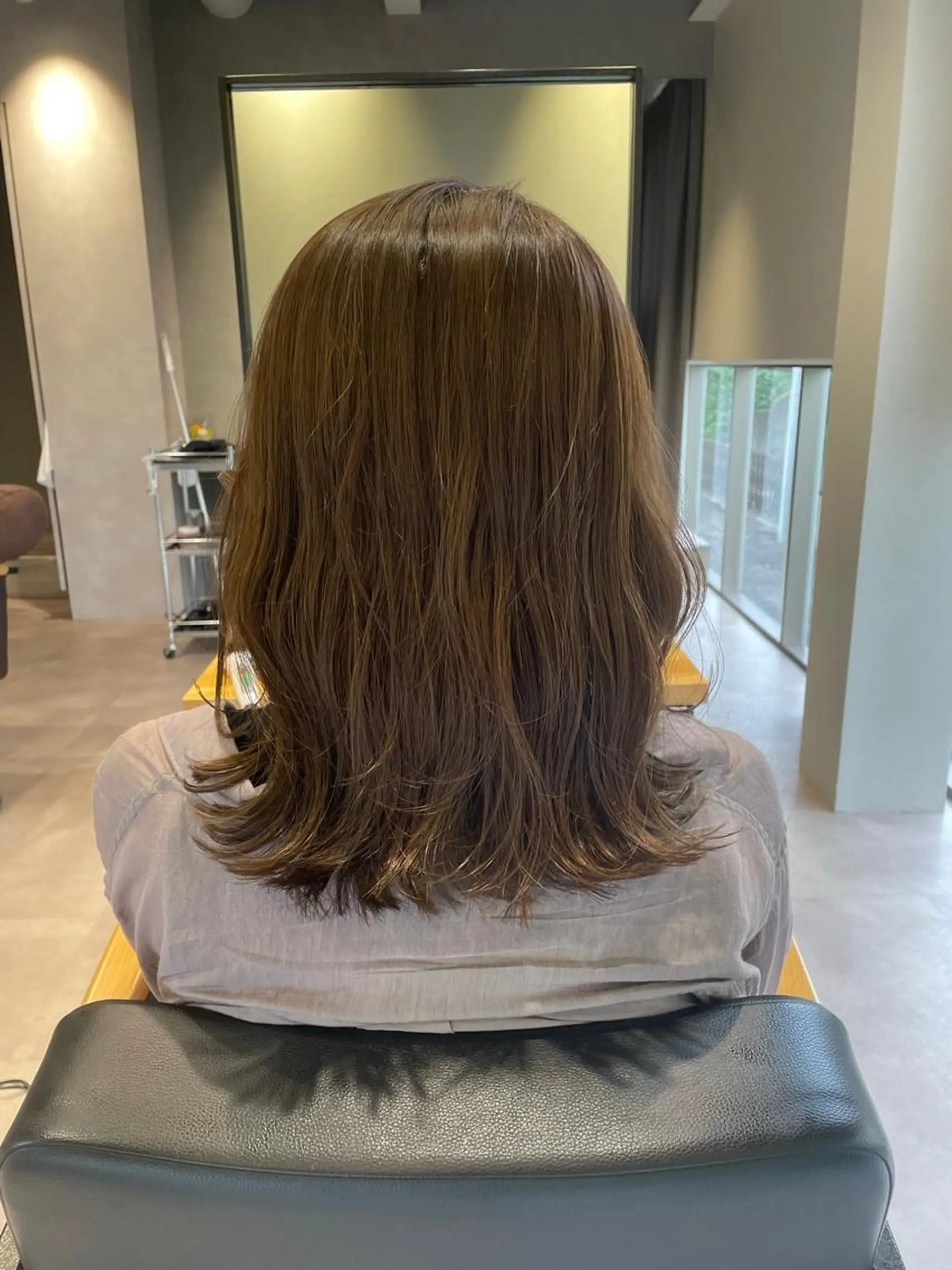 ミディアム カラー カット トリートメント 韓国風/オシャレ /縮毛矯正/滝口琴未のヘアスタイル