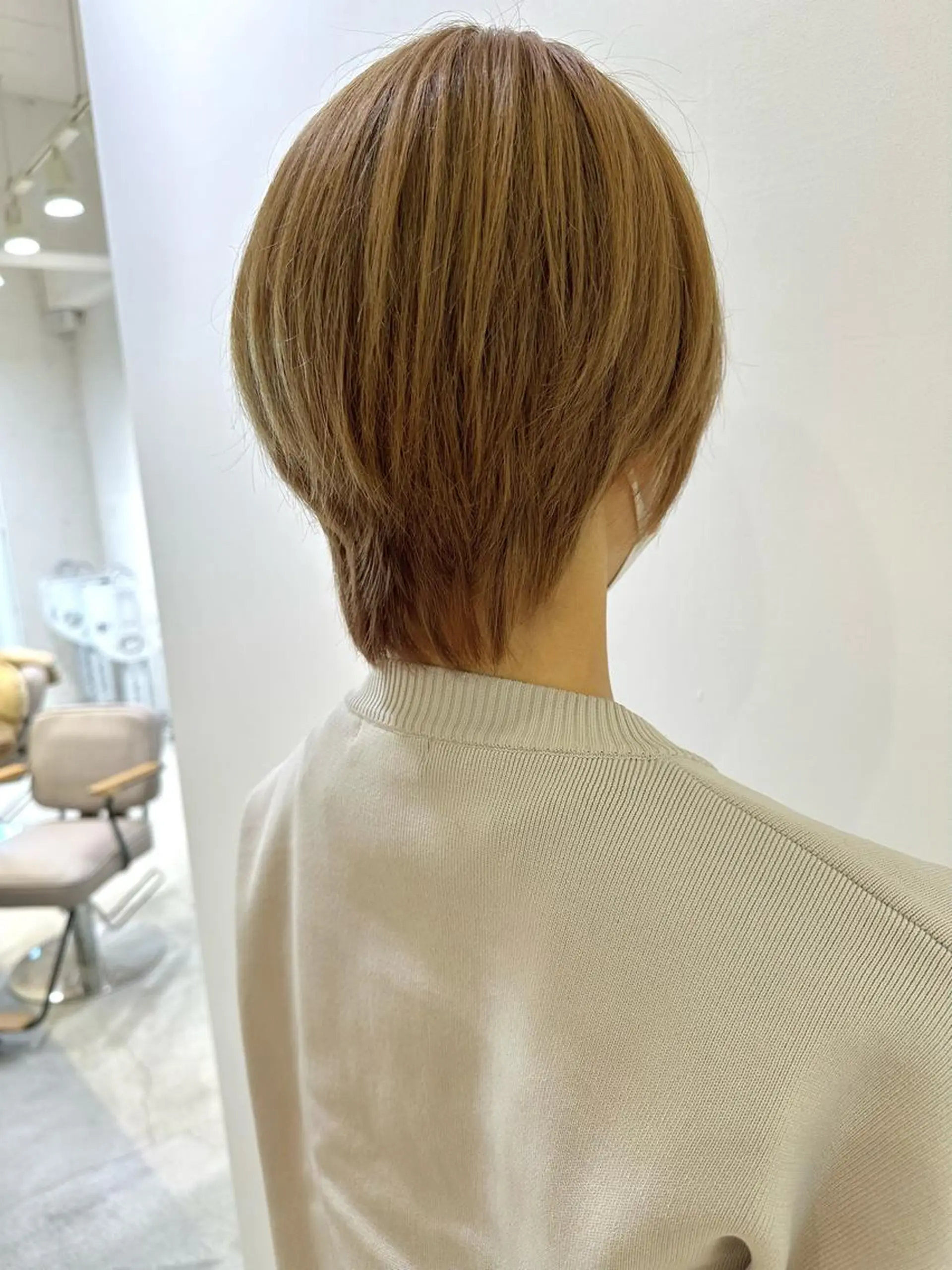 ショート カット ヘアカラー トリートメント 上野湧太 髪質改善/艶カラーのヘアスタイル