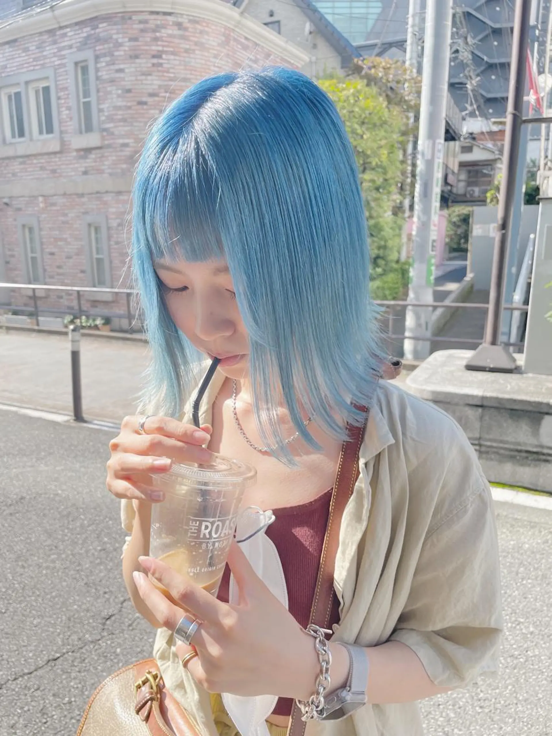 ショート カラー ヘアアレンジ メンズ キッズ メンズバレイヤージュ メンズブリーチ メンズハイライト メンズハイトーン メンズインナーカラー ヘアカラー トリートメント ヘアセット 💟Chloe原宿店 🩶ハイトーンのヘアスタイル