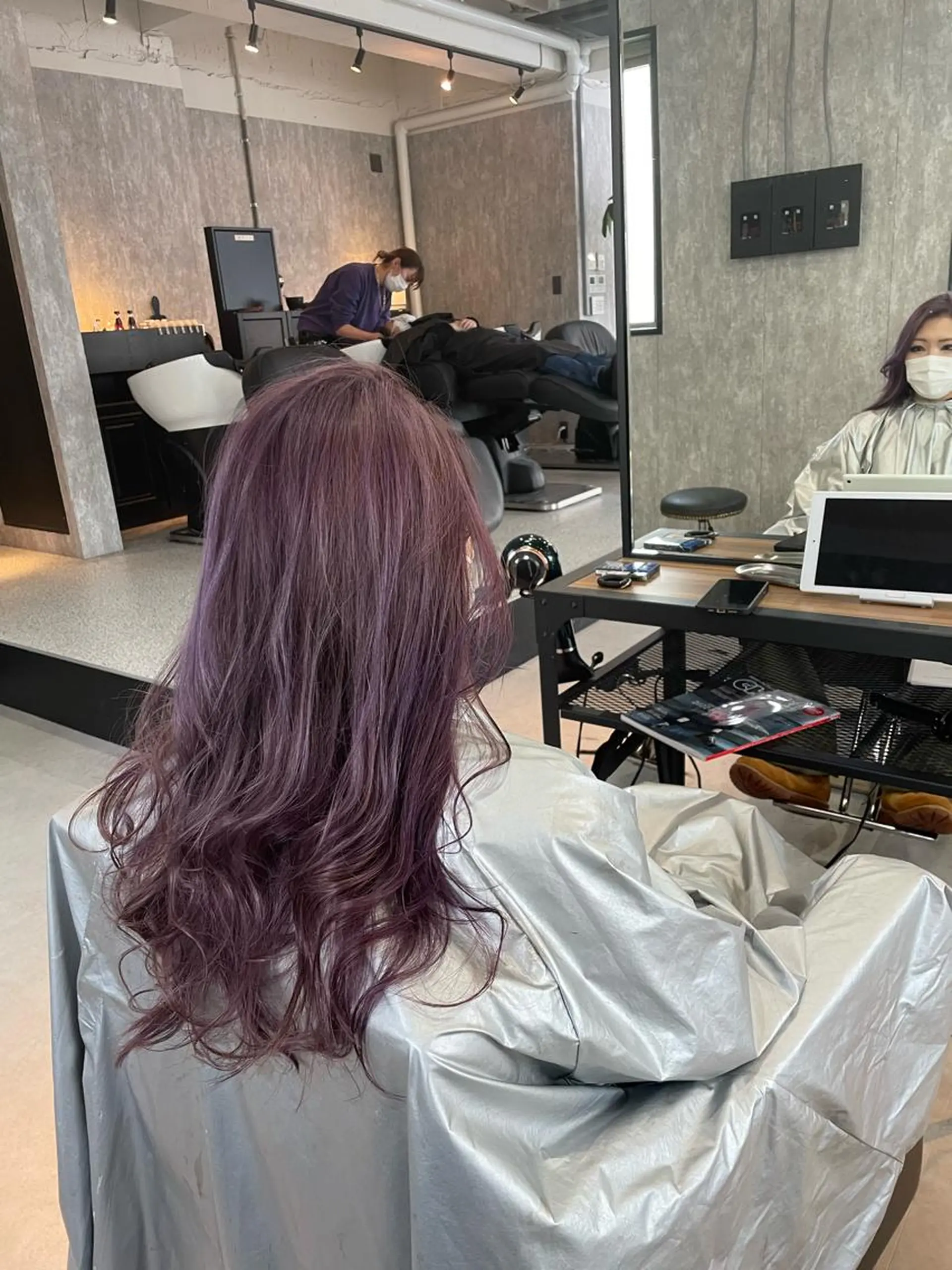 セミロング カラー ALLEN hair 京橋店のヘアスタイル