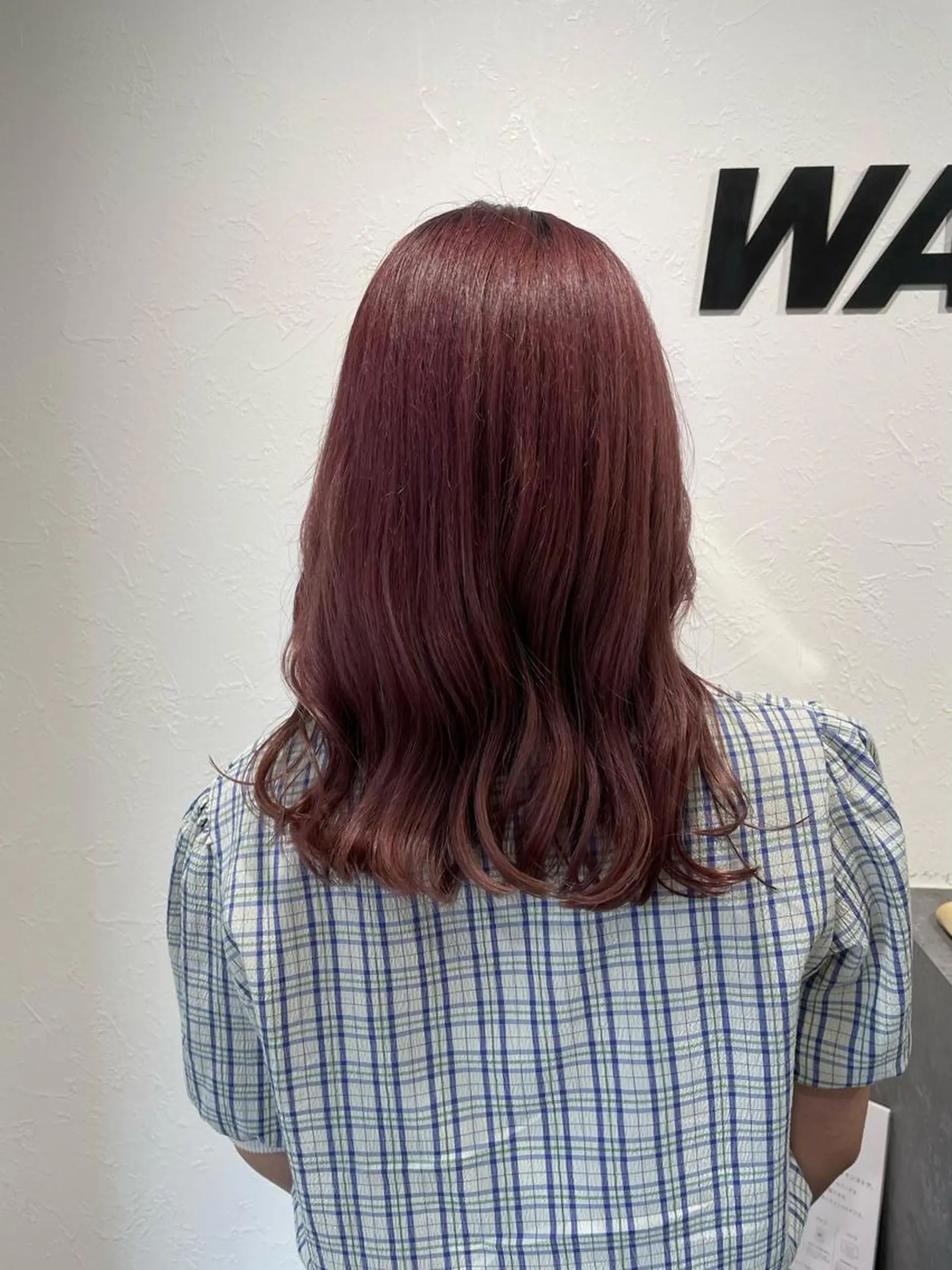 セミロング カラー ヘアカラー トリートメント shiho .のヘアスタイル