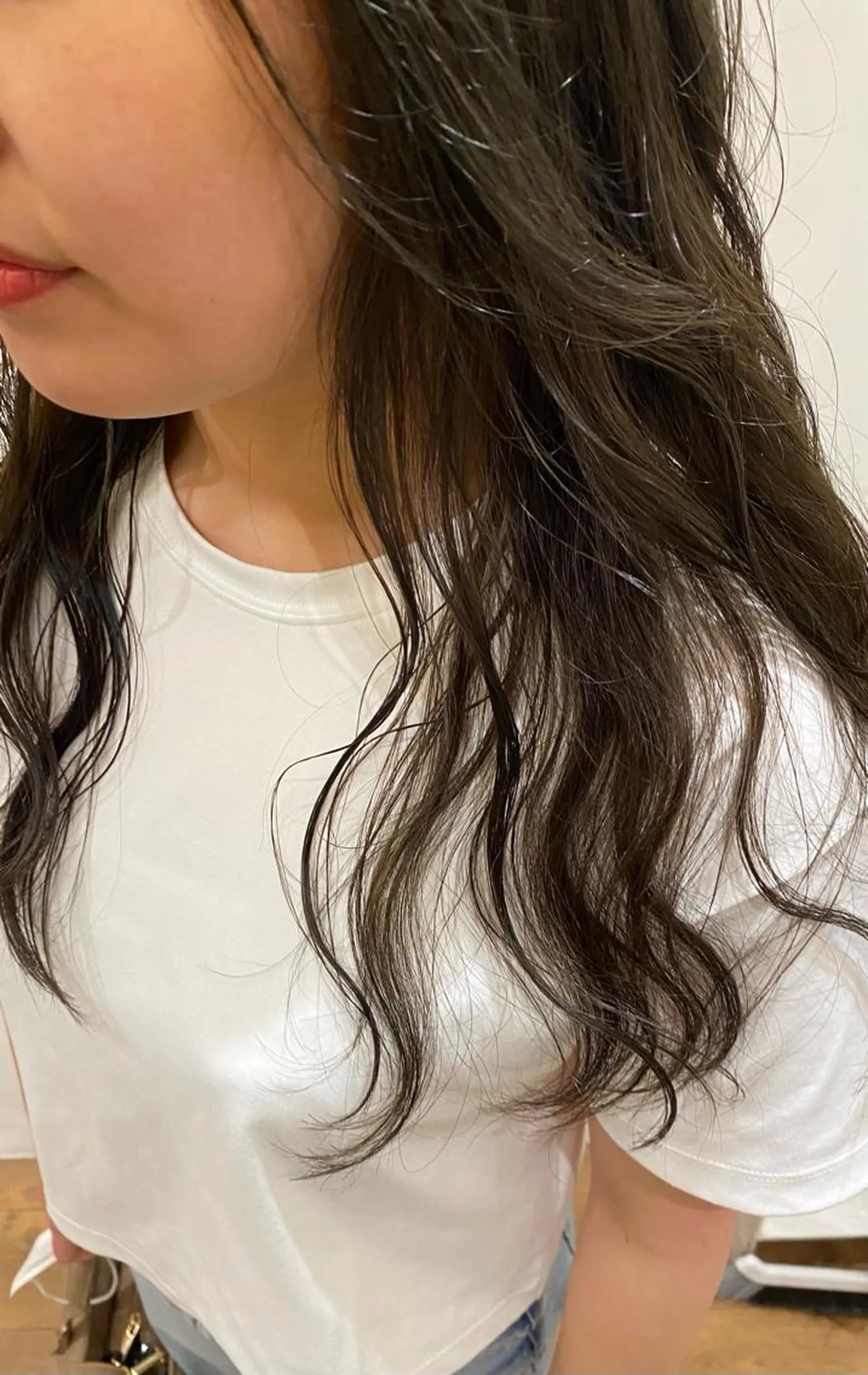 ロング カラー アッシュ カット ヘアカラー 🌻おおとみはな/ レイヤー/Wカラ🌻のヘアスタイル