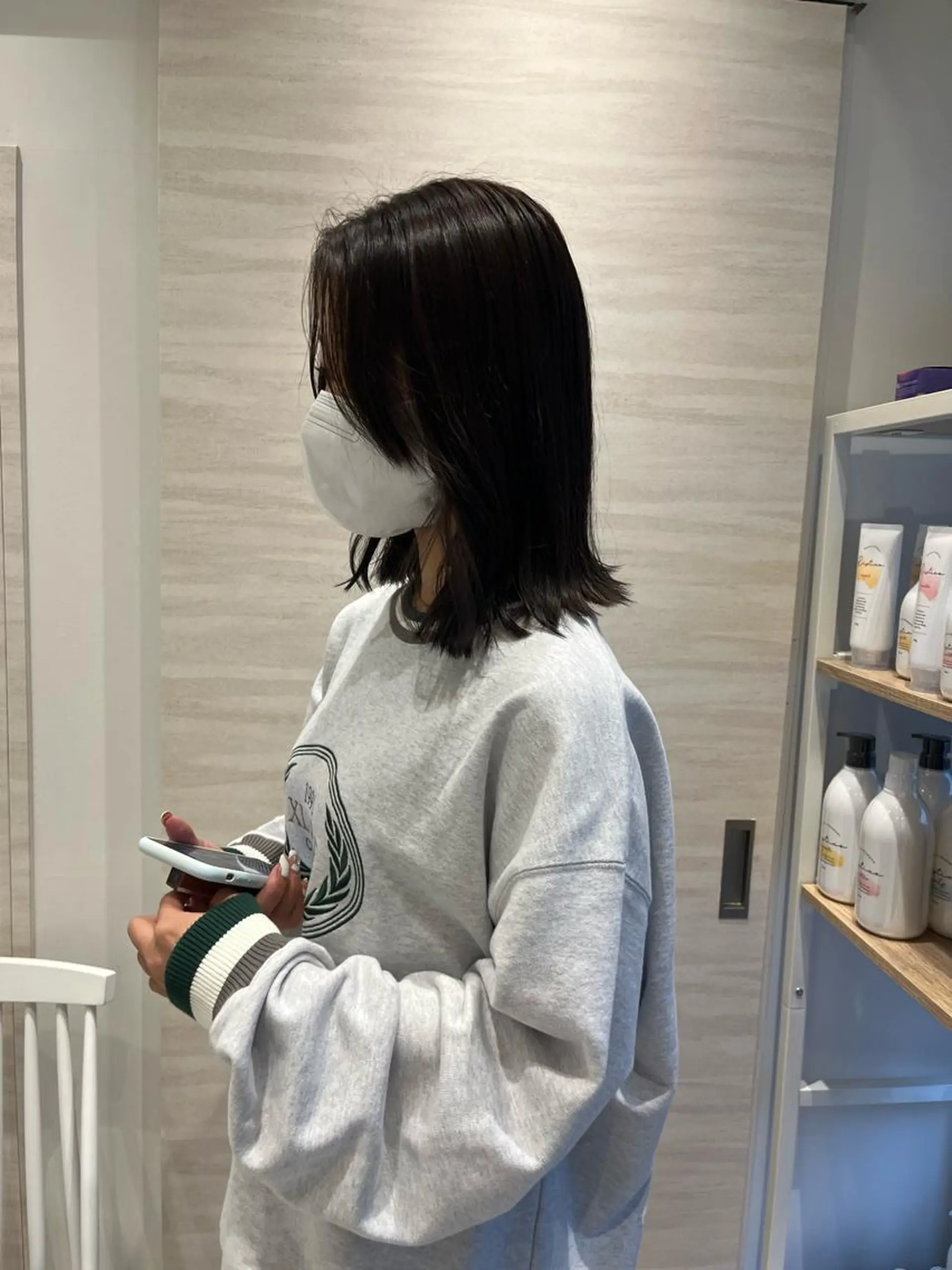 ミディアム Chiho / 梅田 / ボブ/ パーマのヘアスタイル