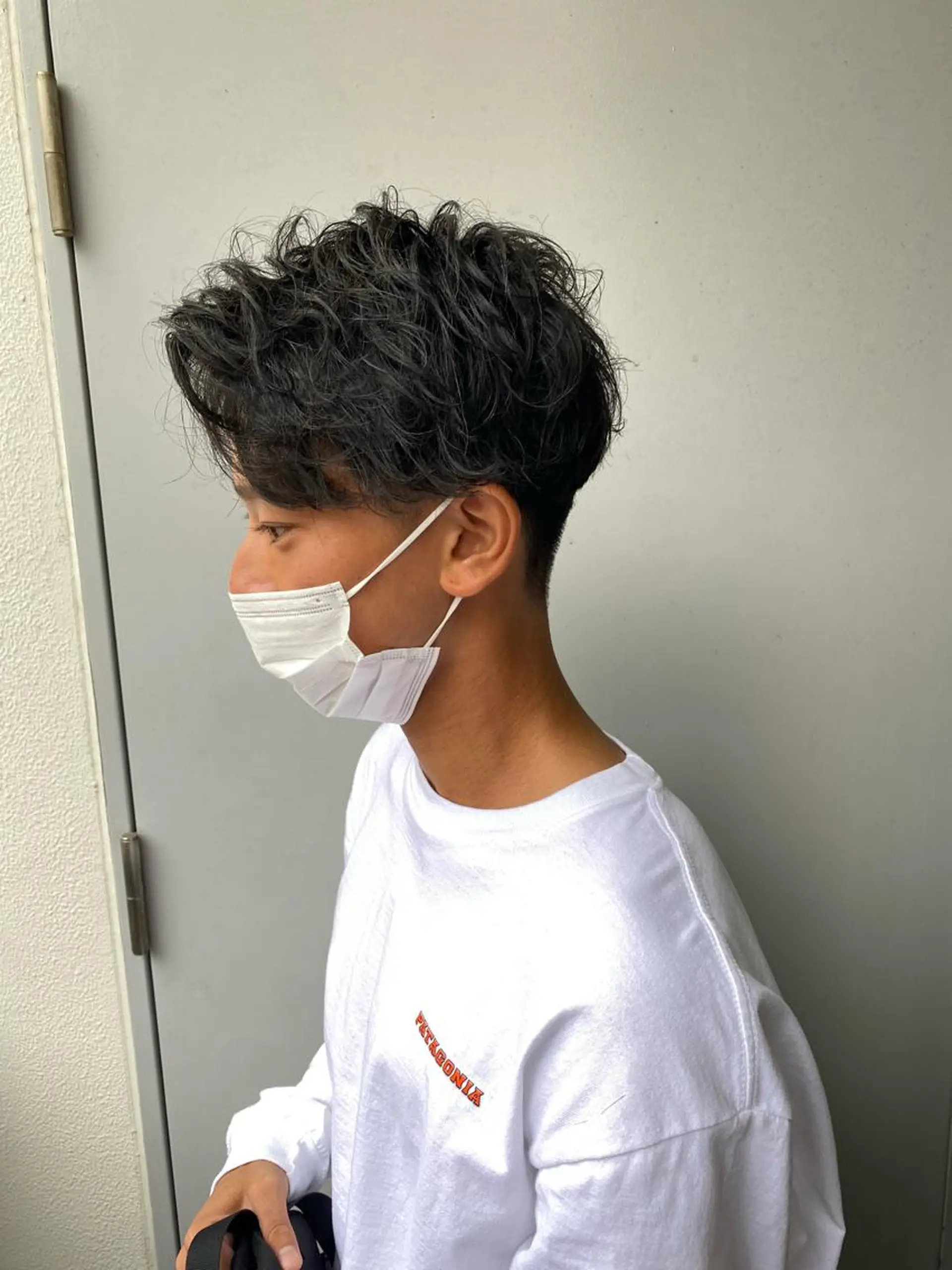 ショート パーマ メンズ 🟦ニュアンス/メン ズパーマ横浜🟦のヘアスタイル