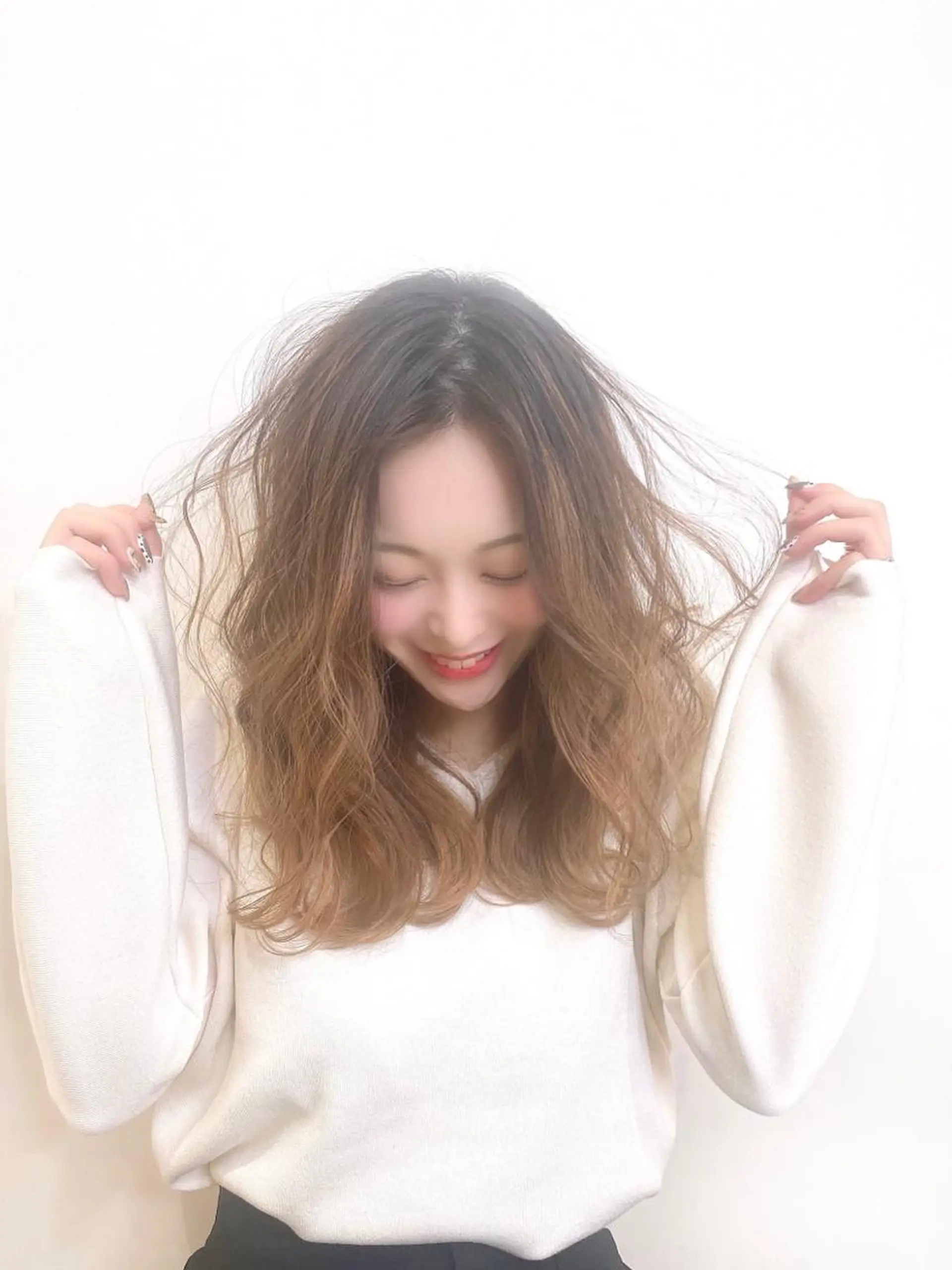 ロング カット ヘアカラー トリートメント Maison 寺尾拓朗のヘアスタイル
