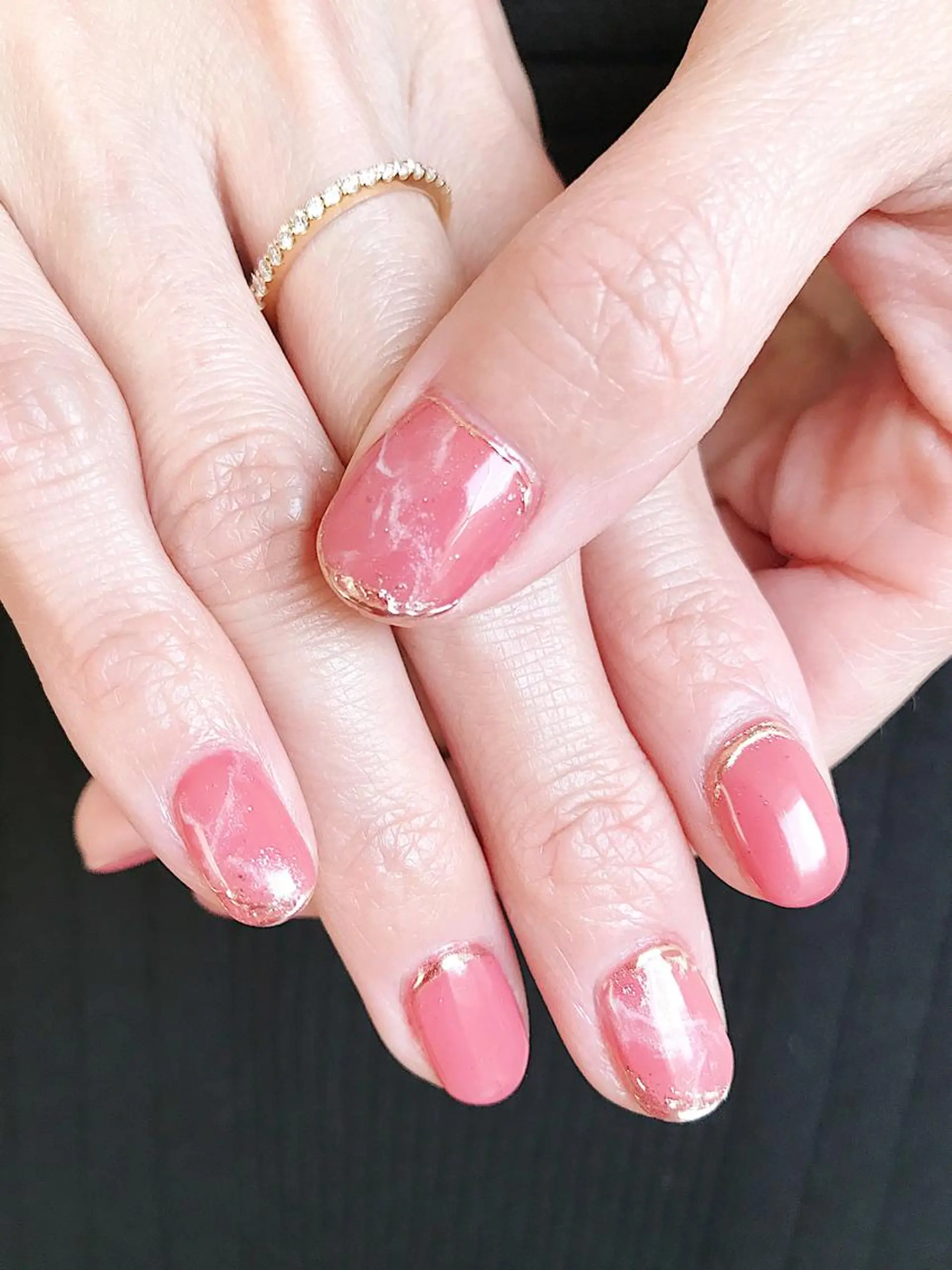 ネイル ミラーネイル NAILSALON AMULEのネイルデザイン