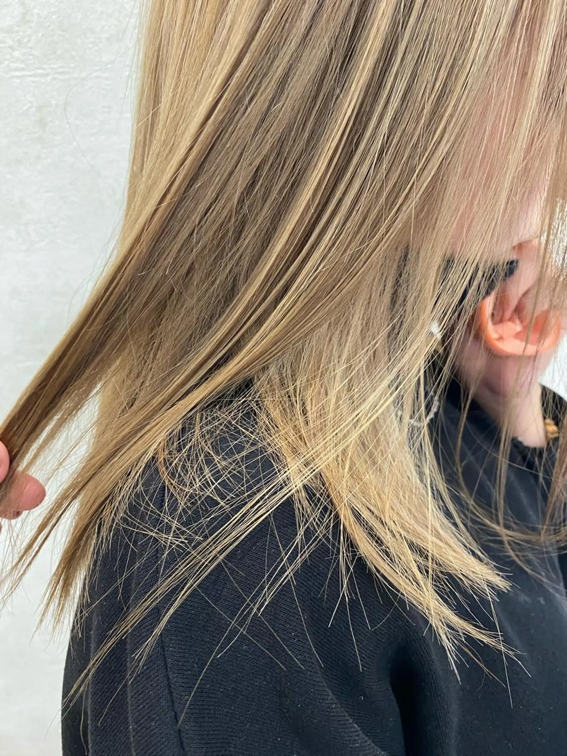 ロング メンズ縮毛矯正 ニュアンスパーマのヘアスタイル