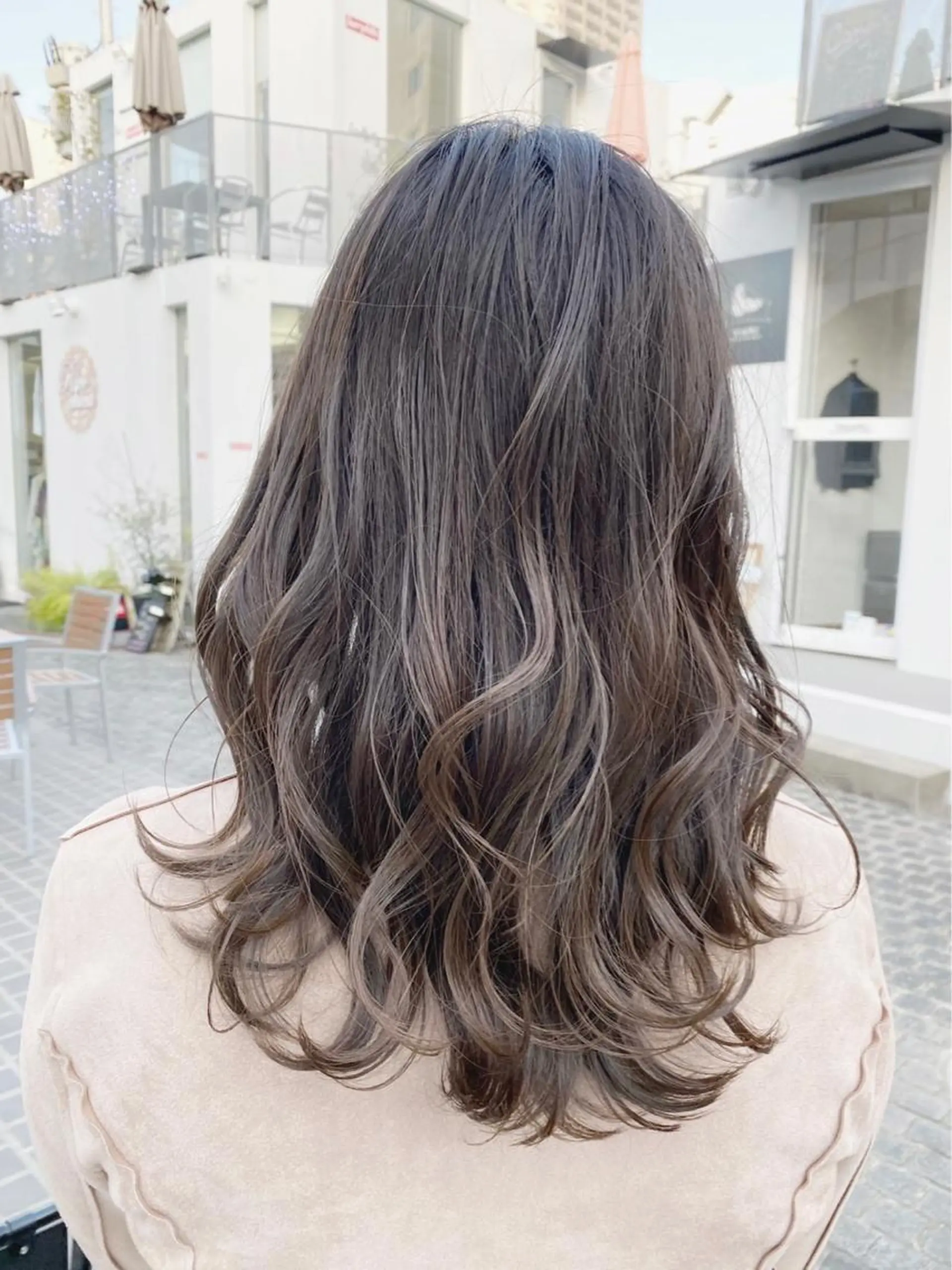 セミロング カラー ヘアカラー Pentas所属・☘️当日OK☘️ 鍋島直大のヘアスタイル