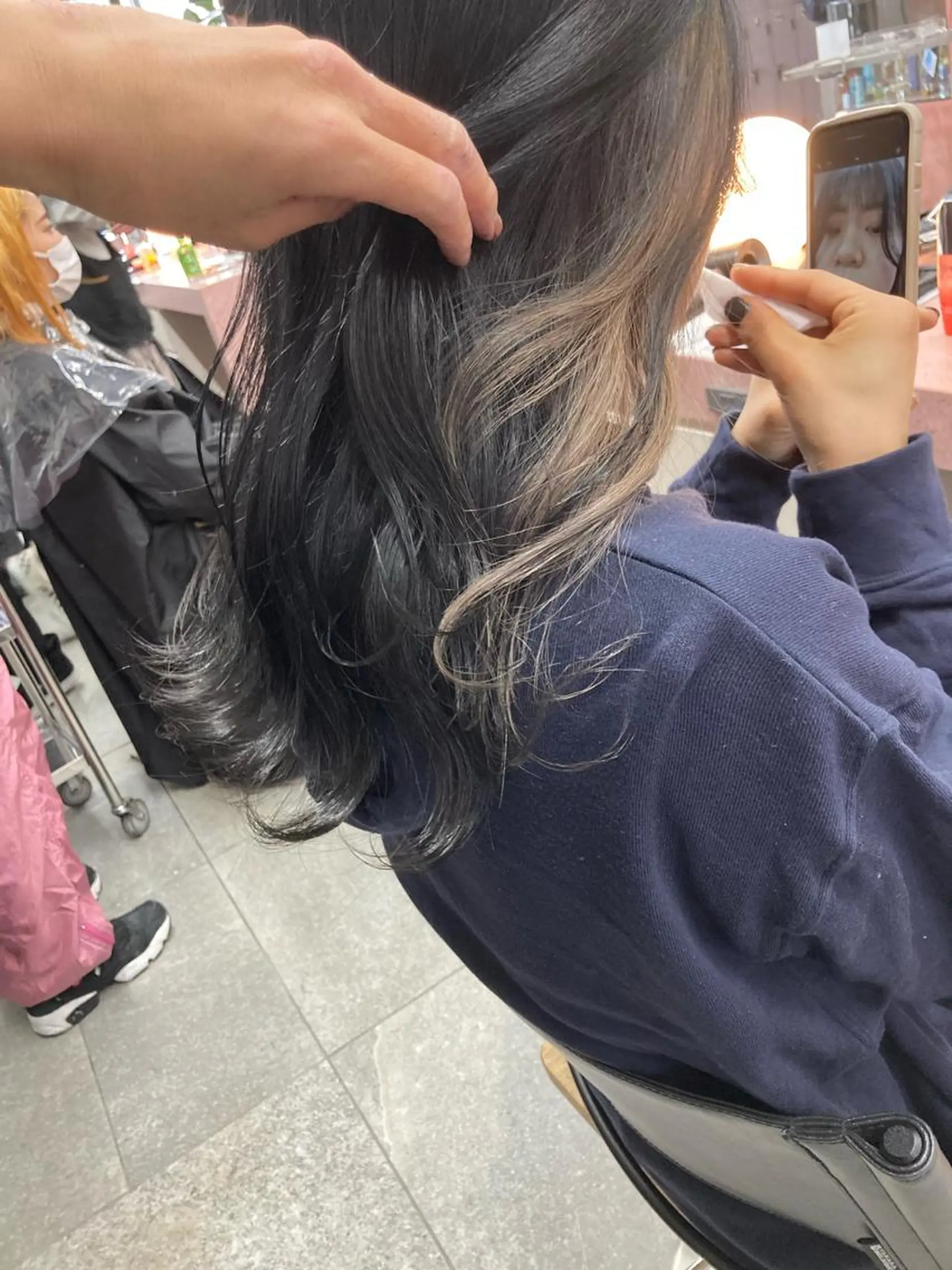 セミロング カラー ベージュカラー カット ヘアカラー 小木曽智美 /ボブ/ショートのヘアスタイル