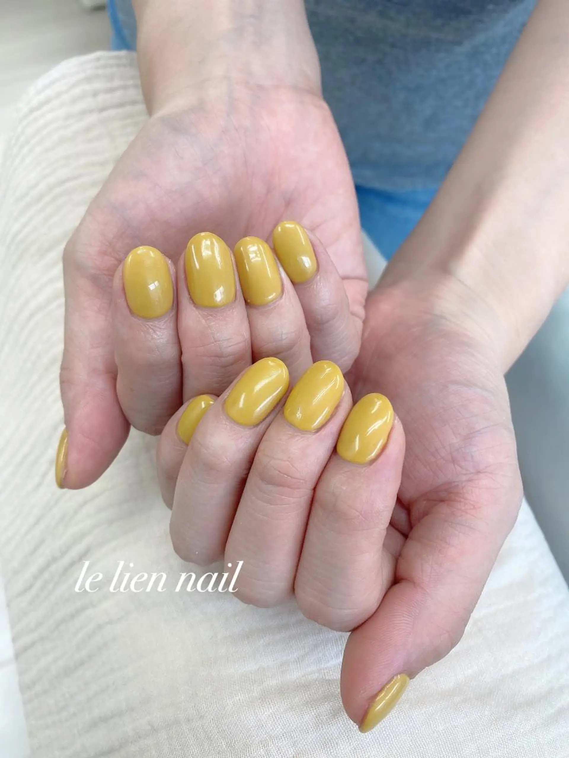 ネイル ワンカラーネイル le lien nailのネイルデザイン